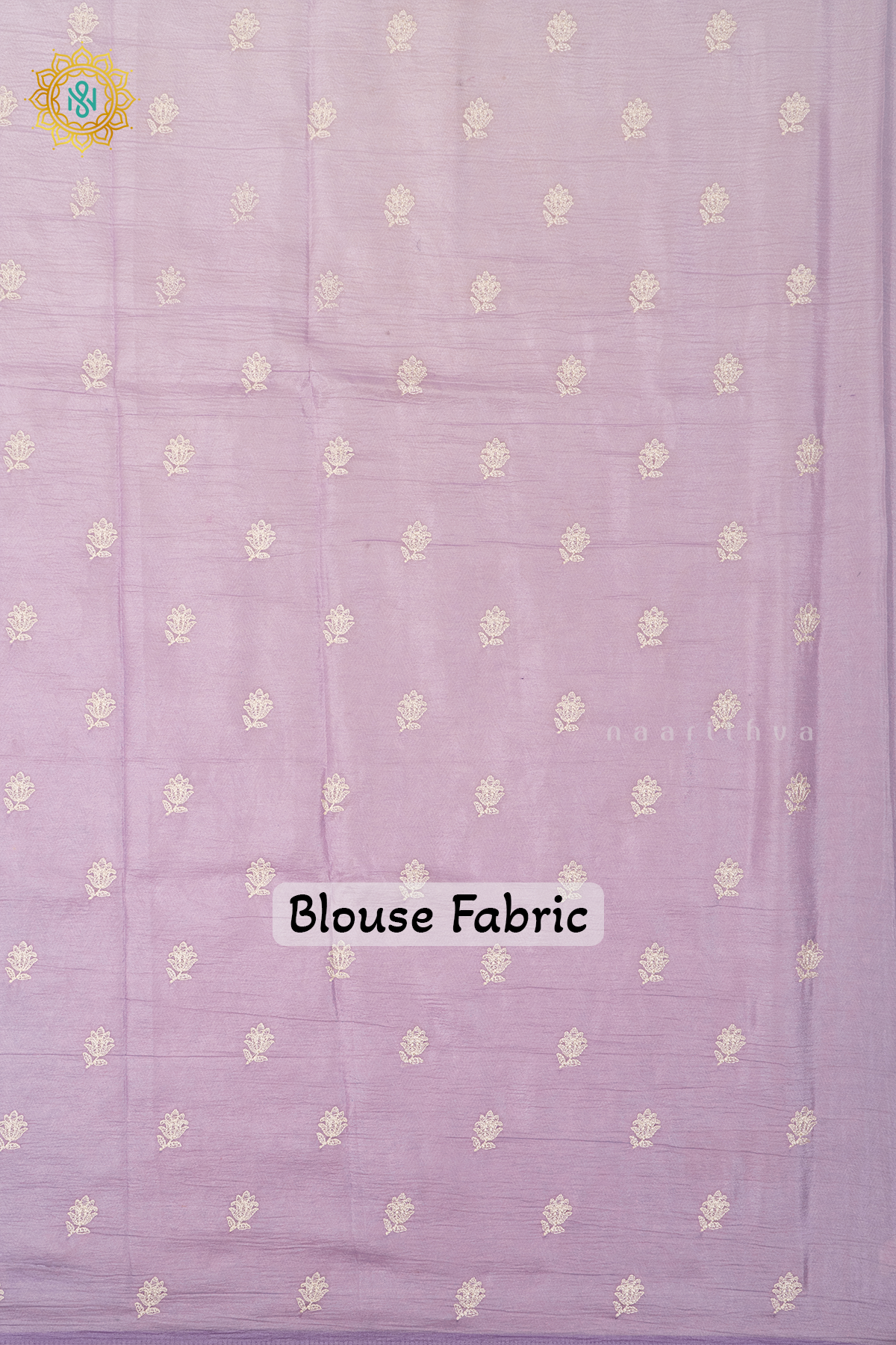 LAVENDER - CRUSH TISSUE WITH EMBROIDERY