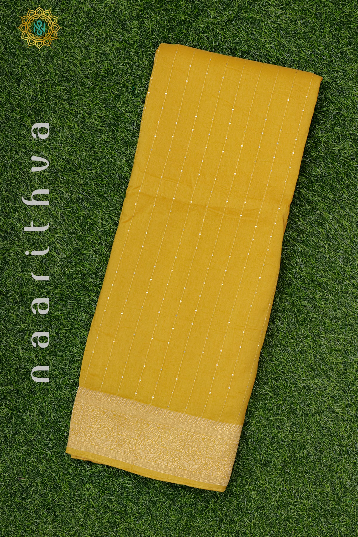 YELLOW - SEMI CREPE SILK