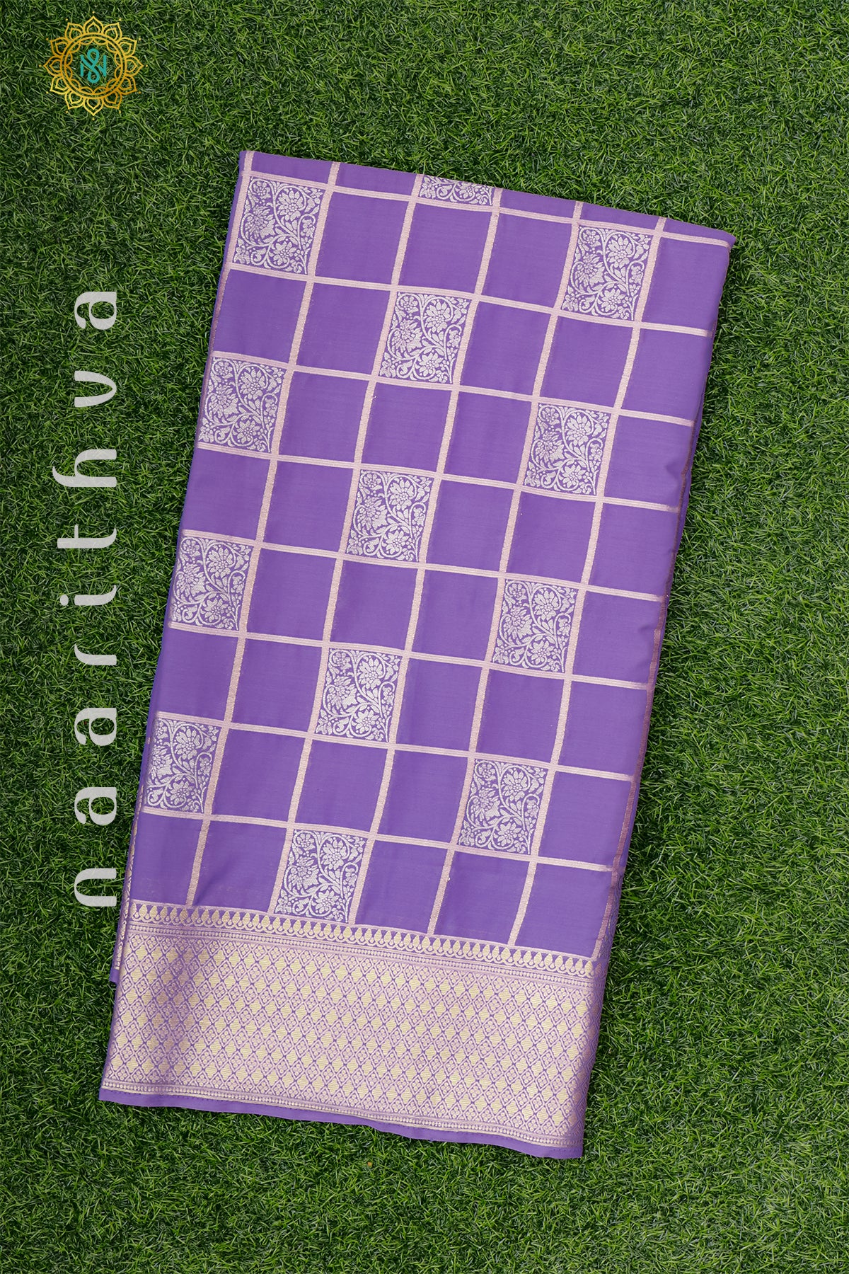 LAVENDER - SEMI MYSORE CREPE SILK