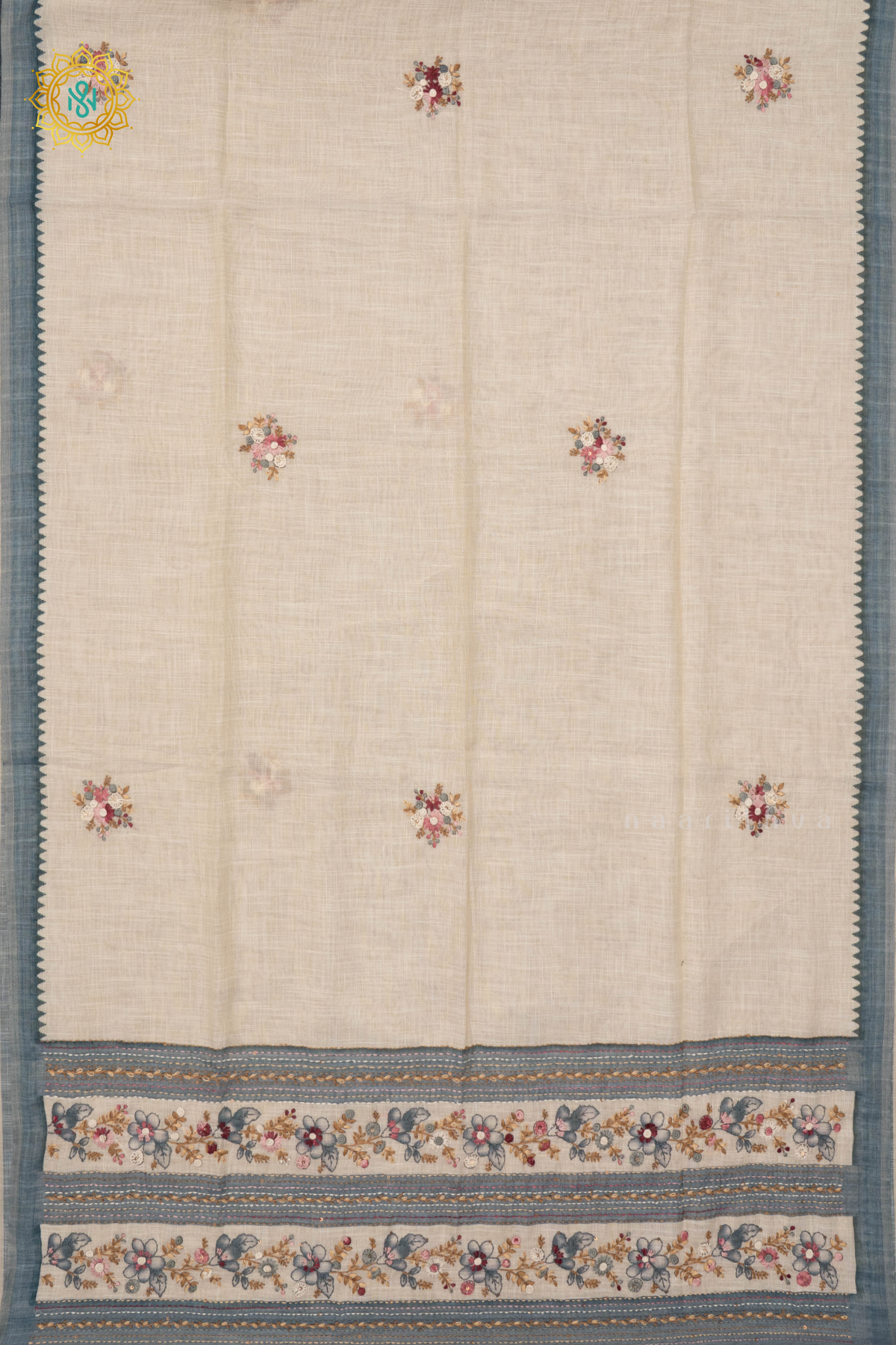 AQUA BLUE - LINEN TISSUE