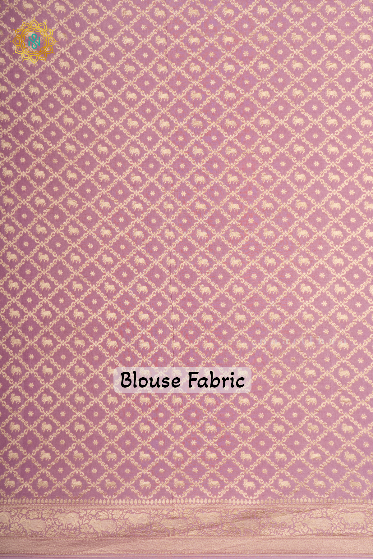 LAVENDER - PURE BANARASI CREPE SILK