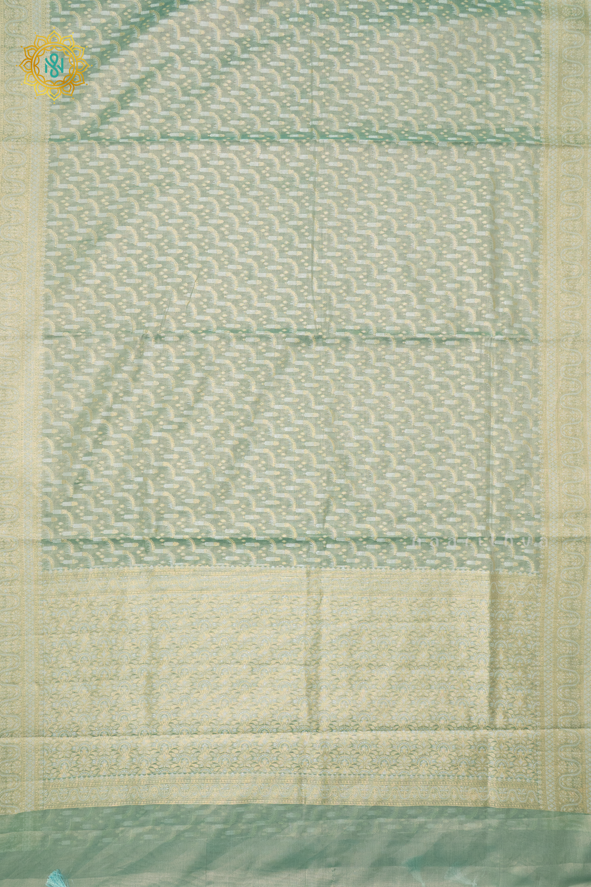 AQUA GREEN - TISSUE ORGANZA