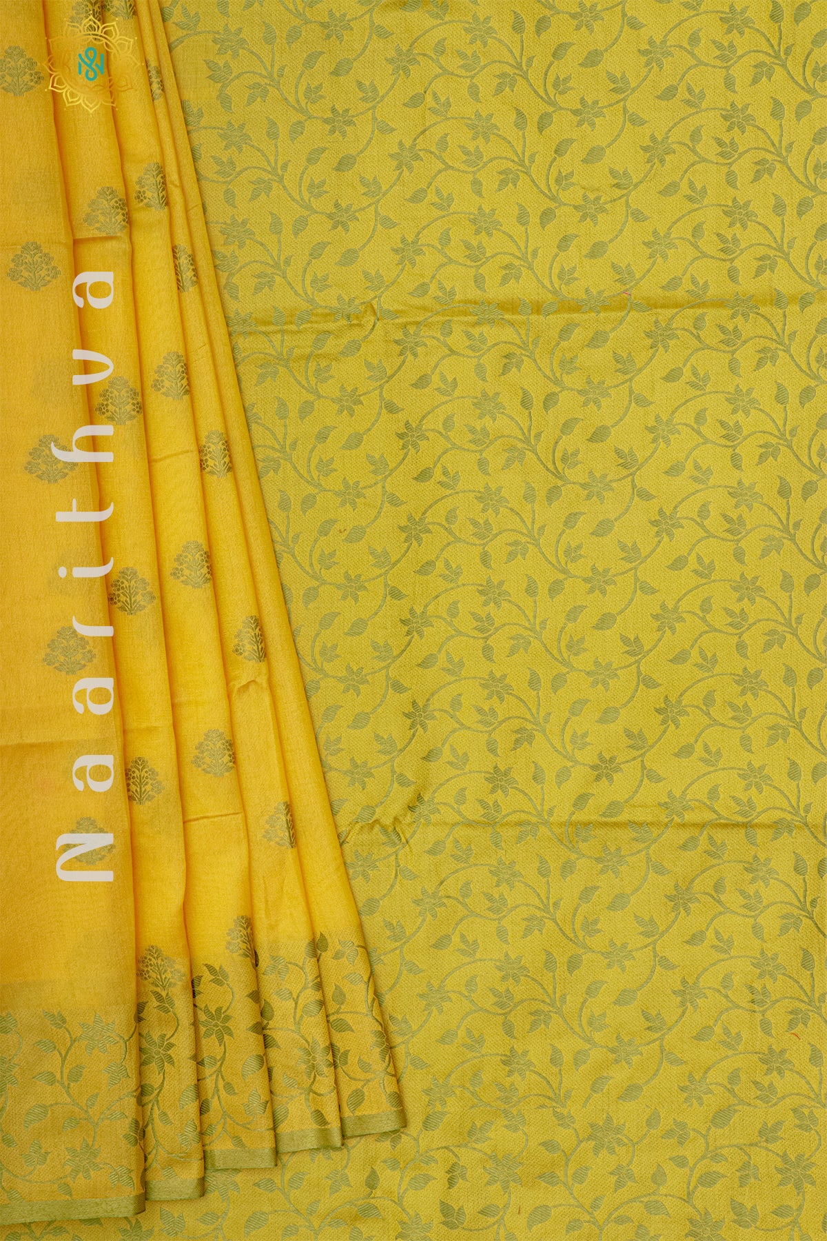 YELLOW - POLY SILK COTTON