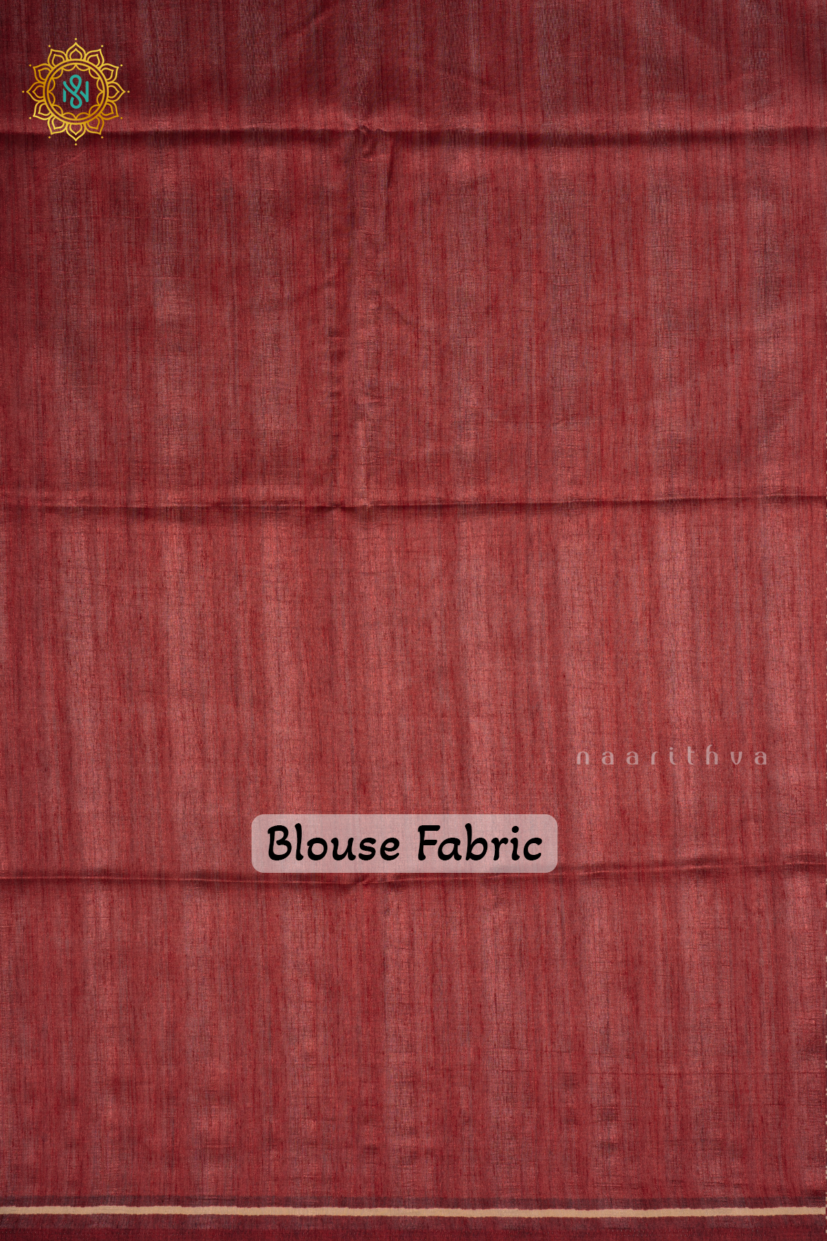 Red - Semi Gicha Tussar Saree Allover Ajrakh Printed Body With Pallu And Blouse