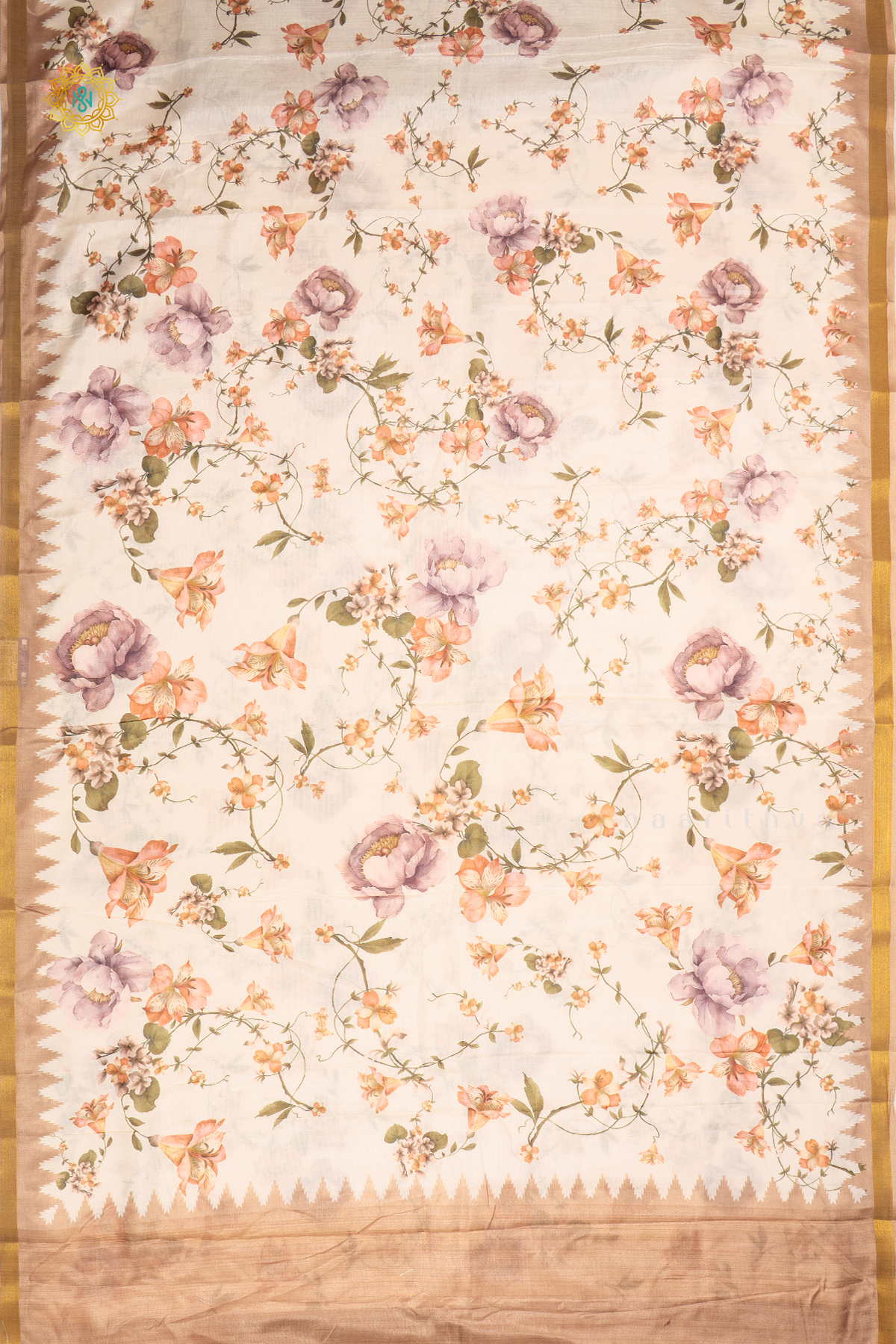 OFF WHITE WITH LIGHT BISCUIT - SOFT TUSSAR