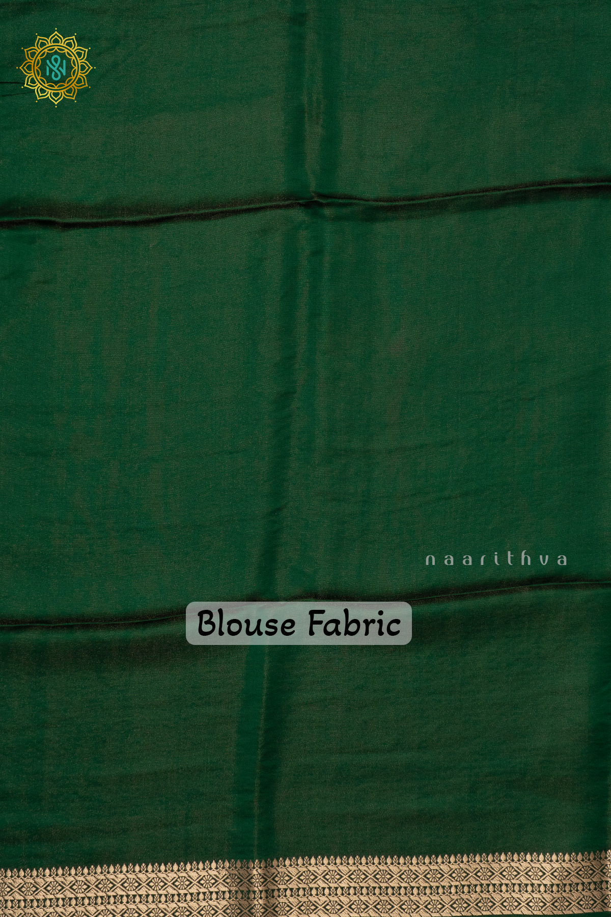 BOTTLE GREEN - SATIN CREPE