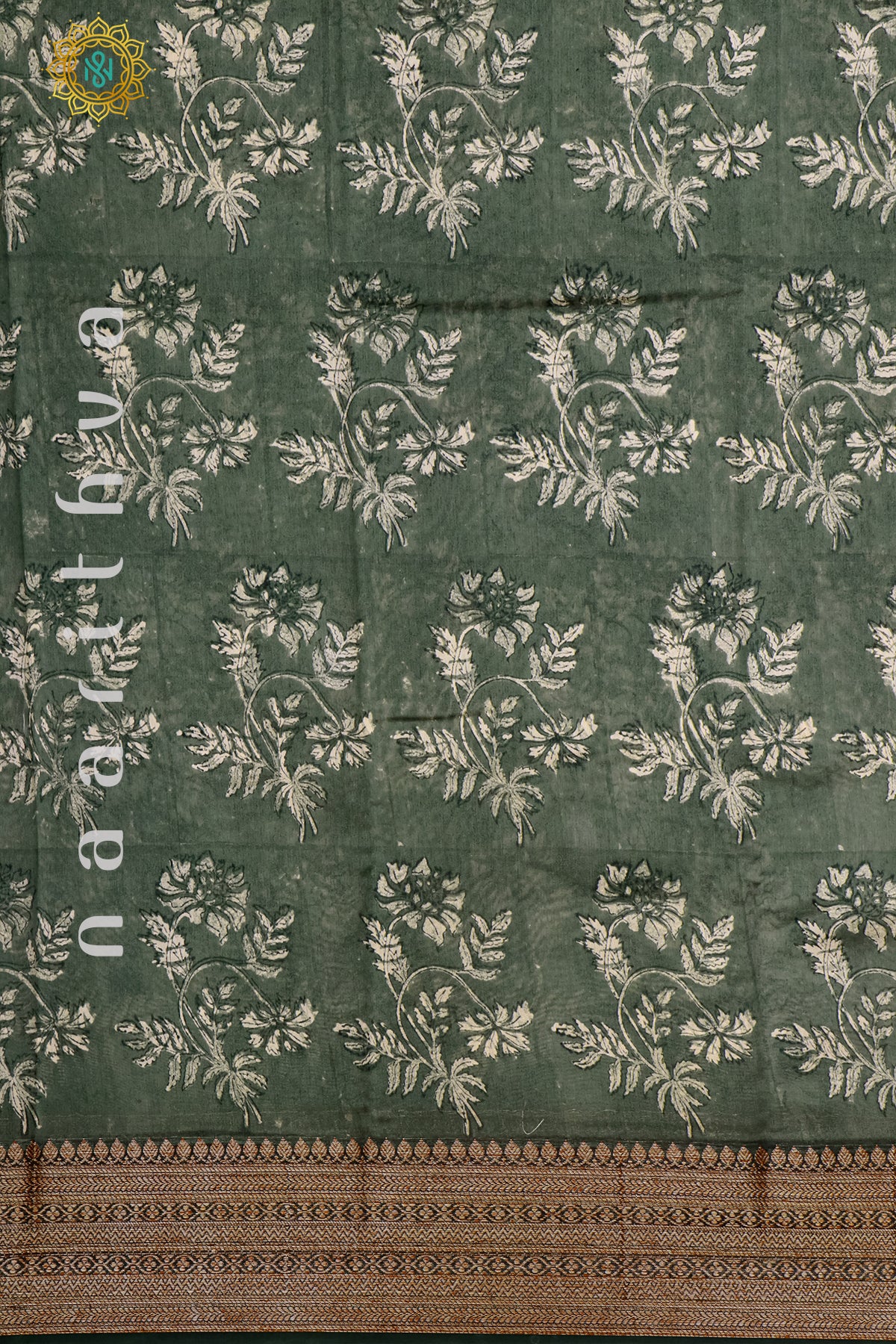 GREEN - CHANDERI SILK COTTON