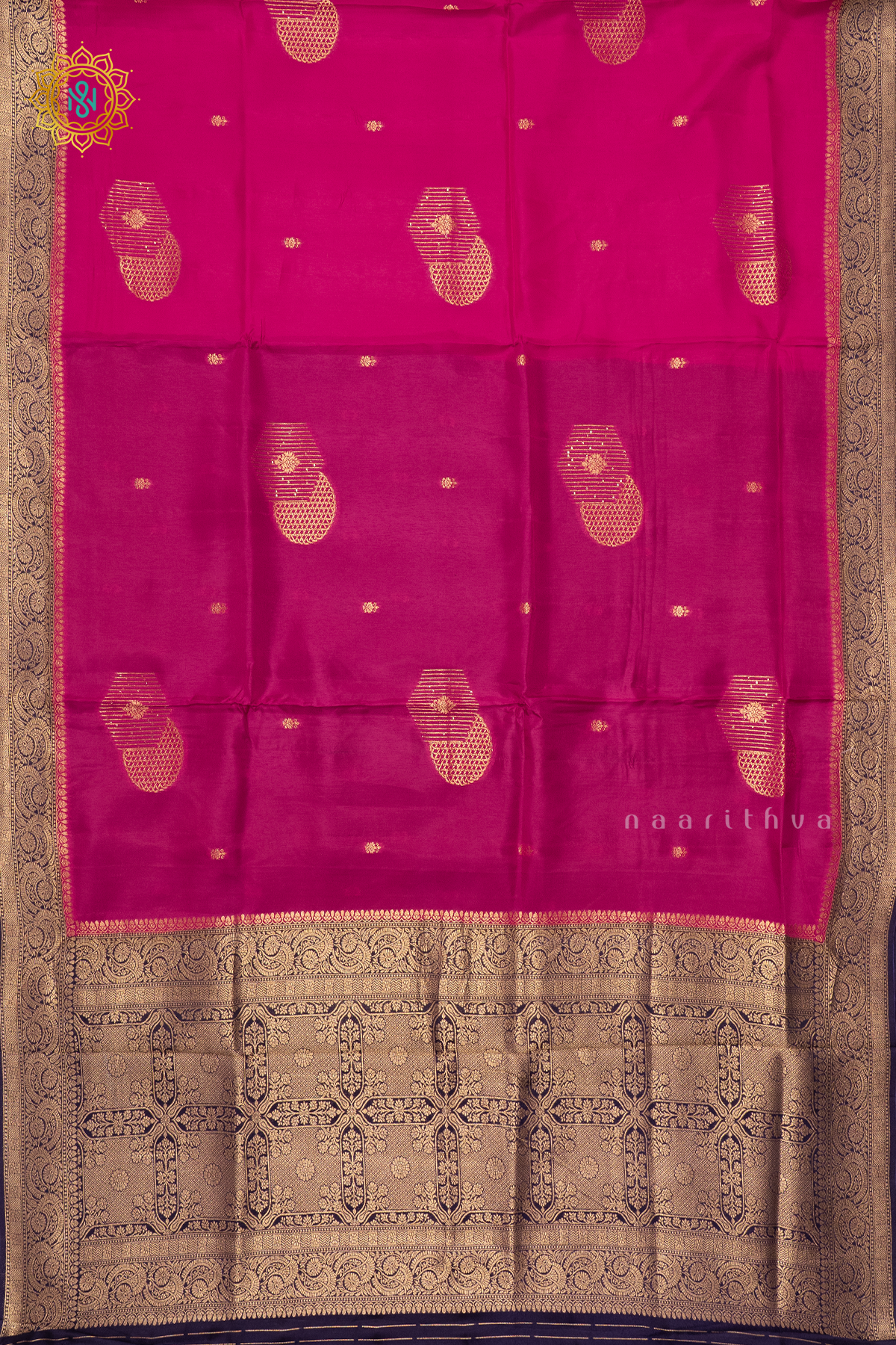 PINK WITH PURPLE - DOLA SILK