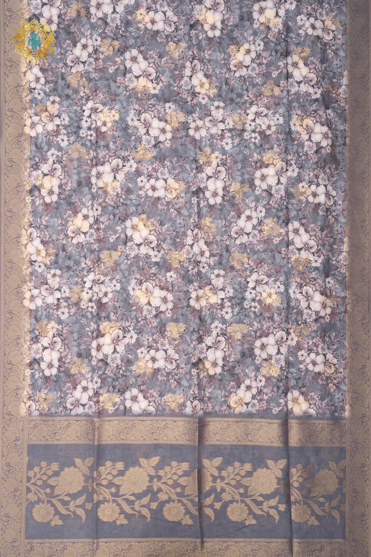 GREY - SEMI CREPE SILK