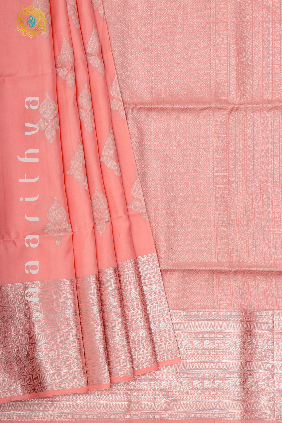 PEACH - PURE KANJIVARAM SOFT SILK