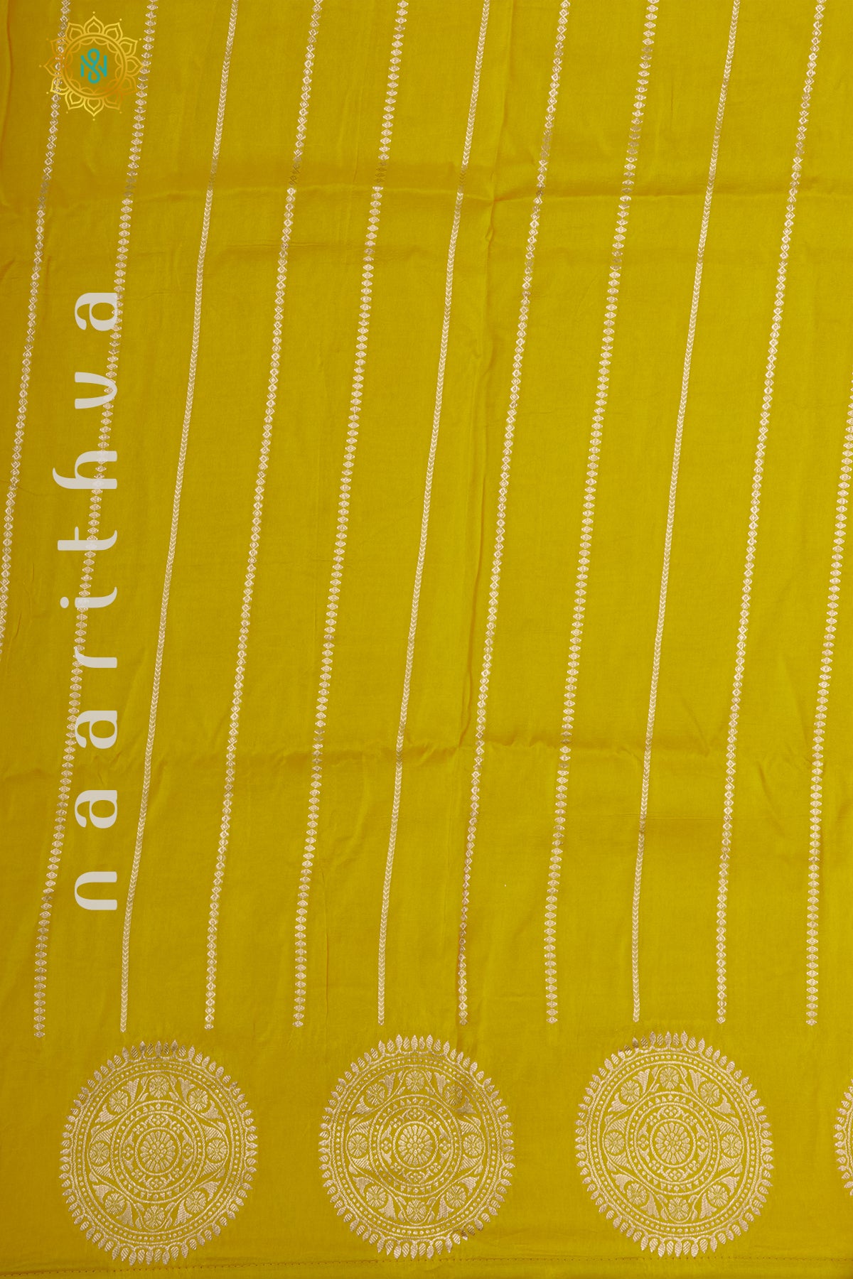 YELLOW WITH PURPLE - DOLA SILK