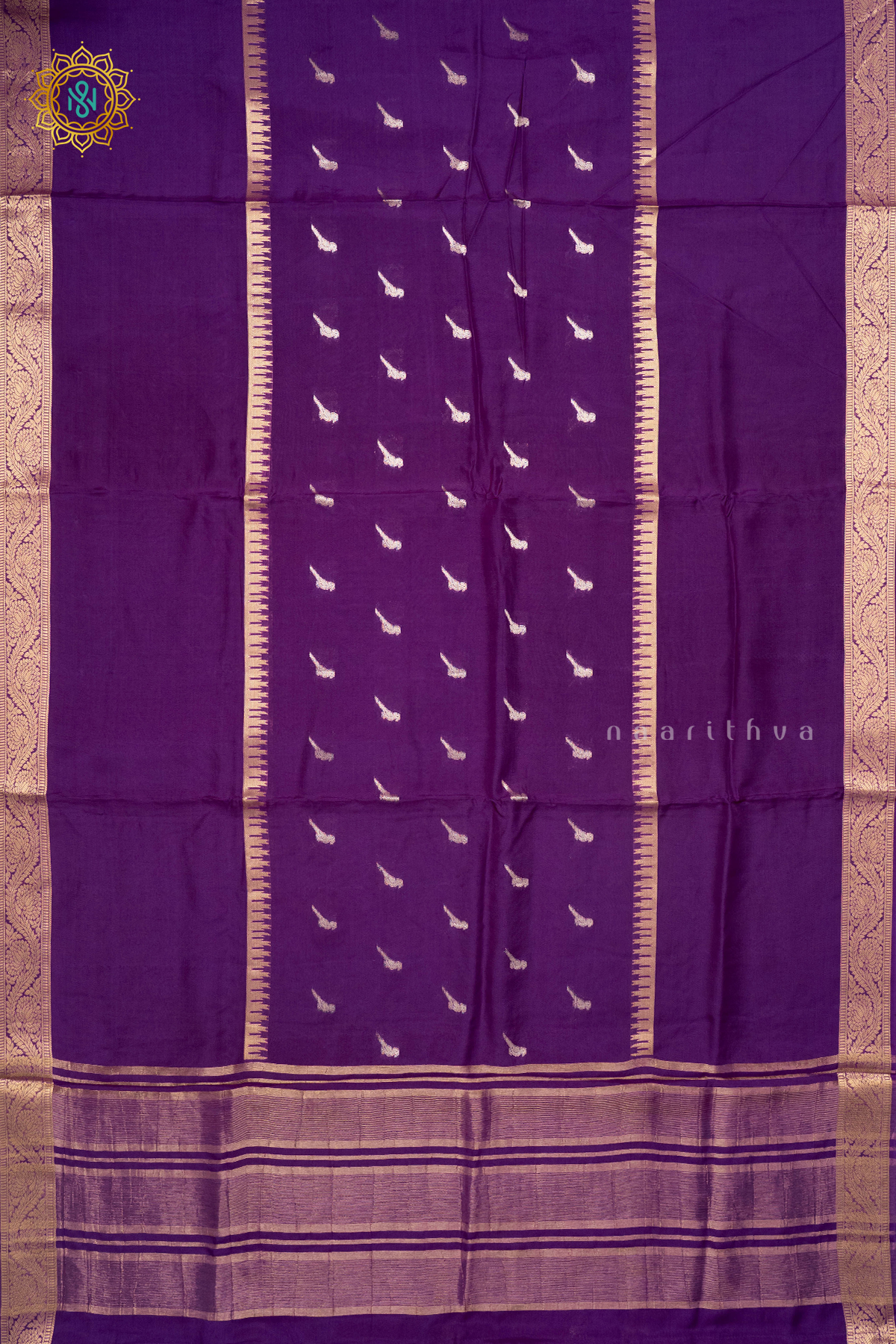 PURPLE - SEMI CREPE SILK