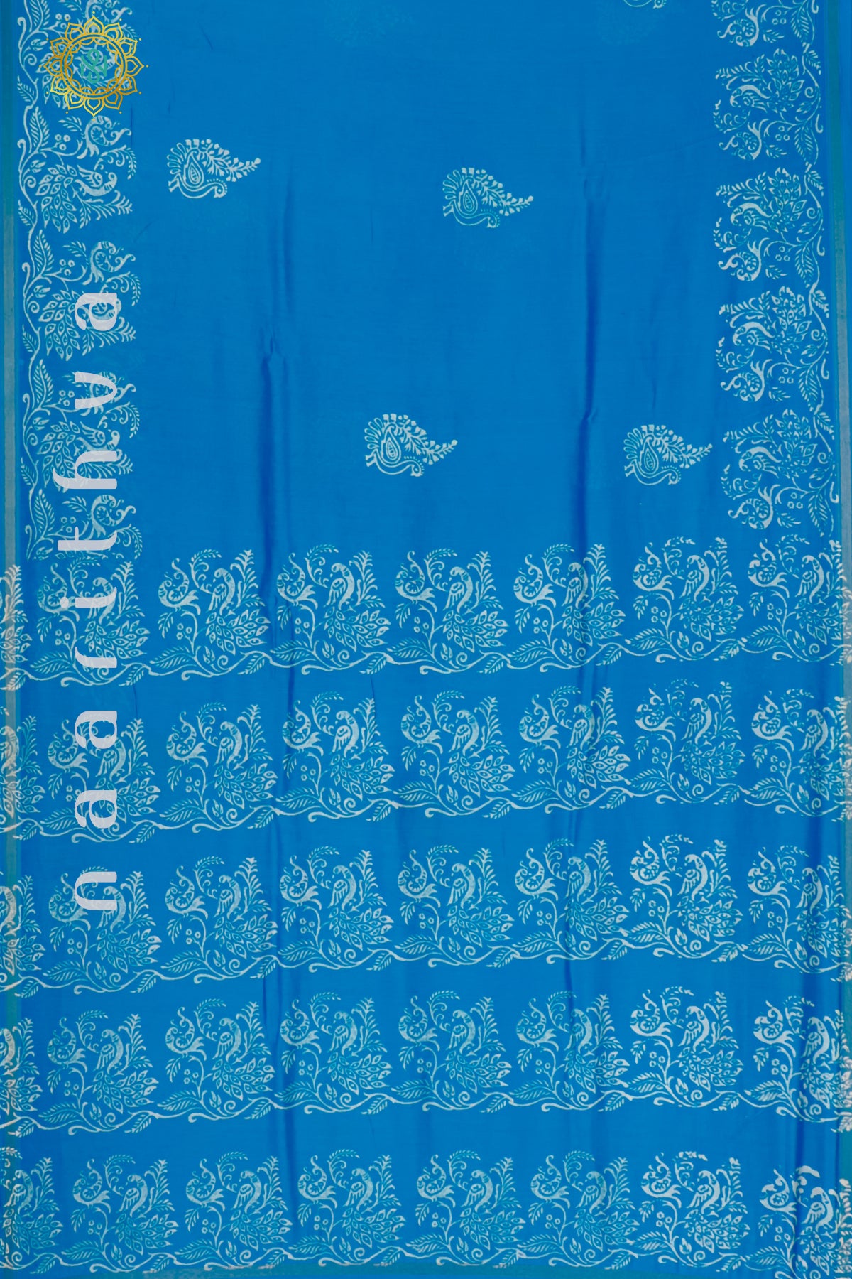 SKY BLUE - CHANDERI SILK COTTON