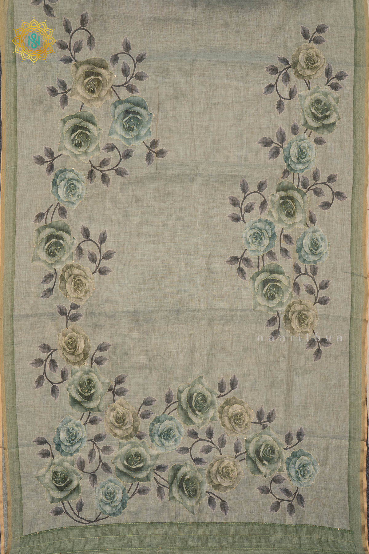 GREEN - LINEN TISSUE