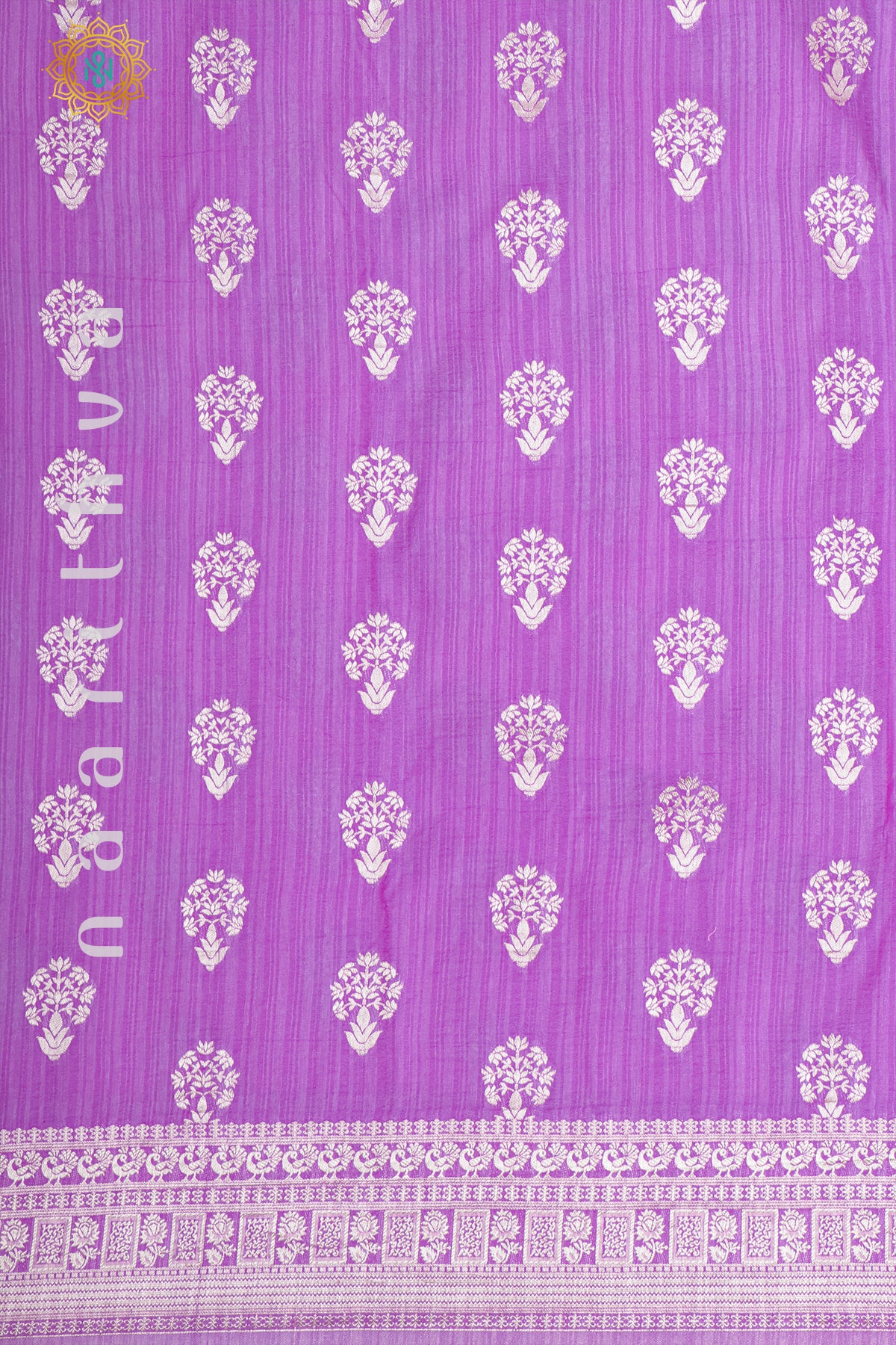 LAVENDER - SEMI TUSSAR GEORGETTE