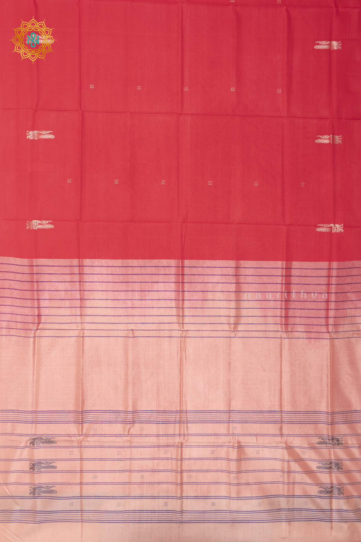 REDDISH PINK WITH PEACH - BANANA PITH