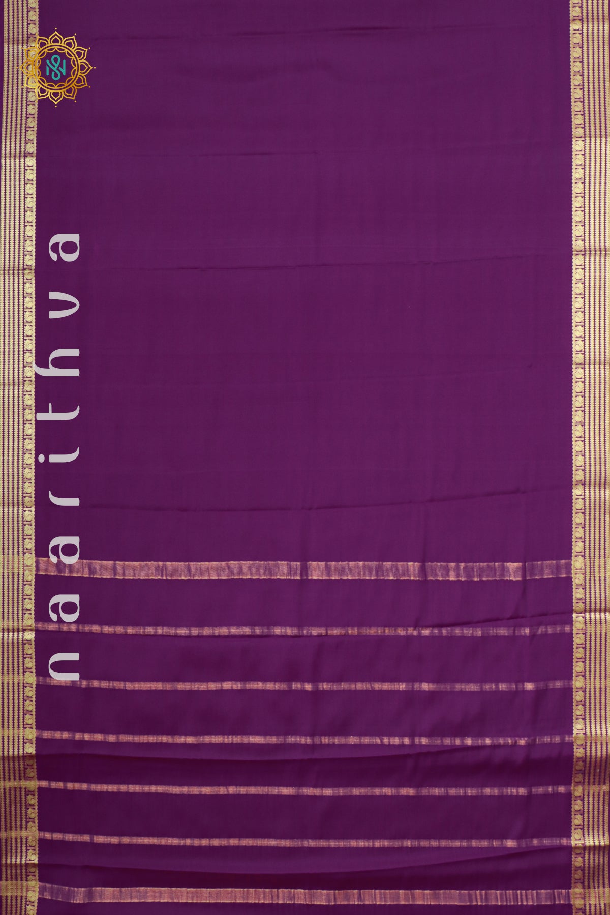 WINE - PURE MYSORE CREPE SILK