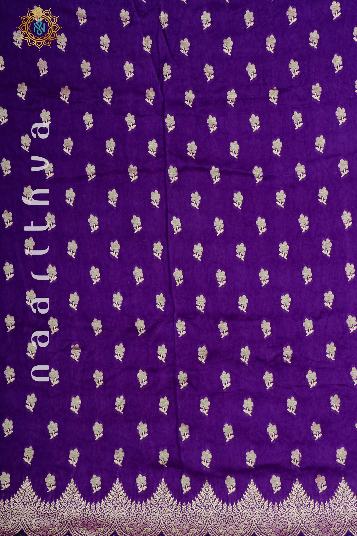 PURPLE WITH YELLOW - DOLA SILK