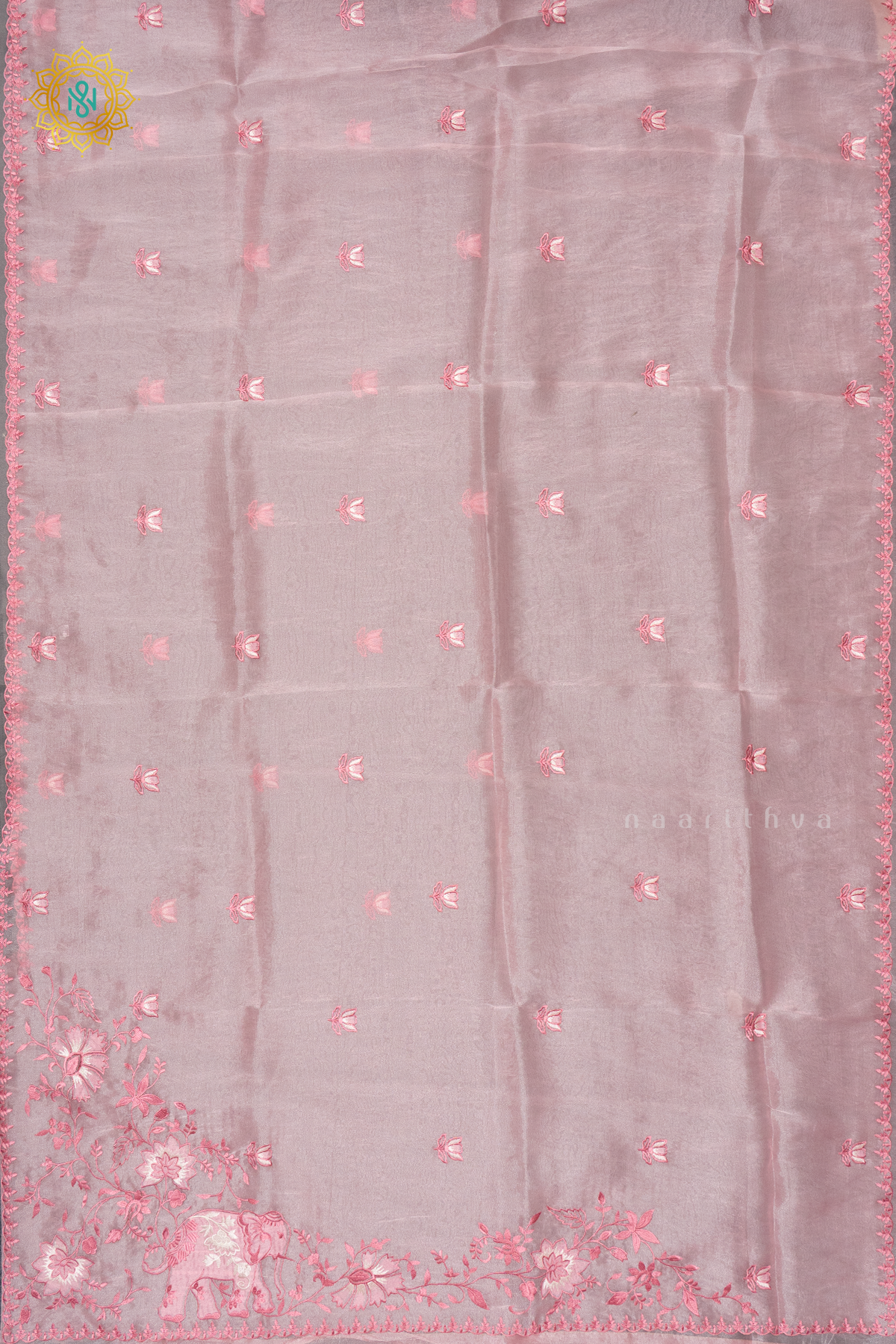 LIGHT PINK - TISSUE ORGANZA