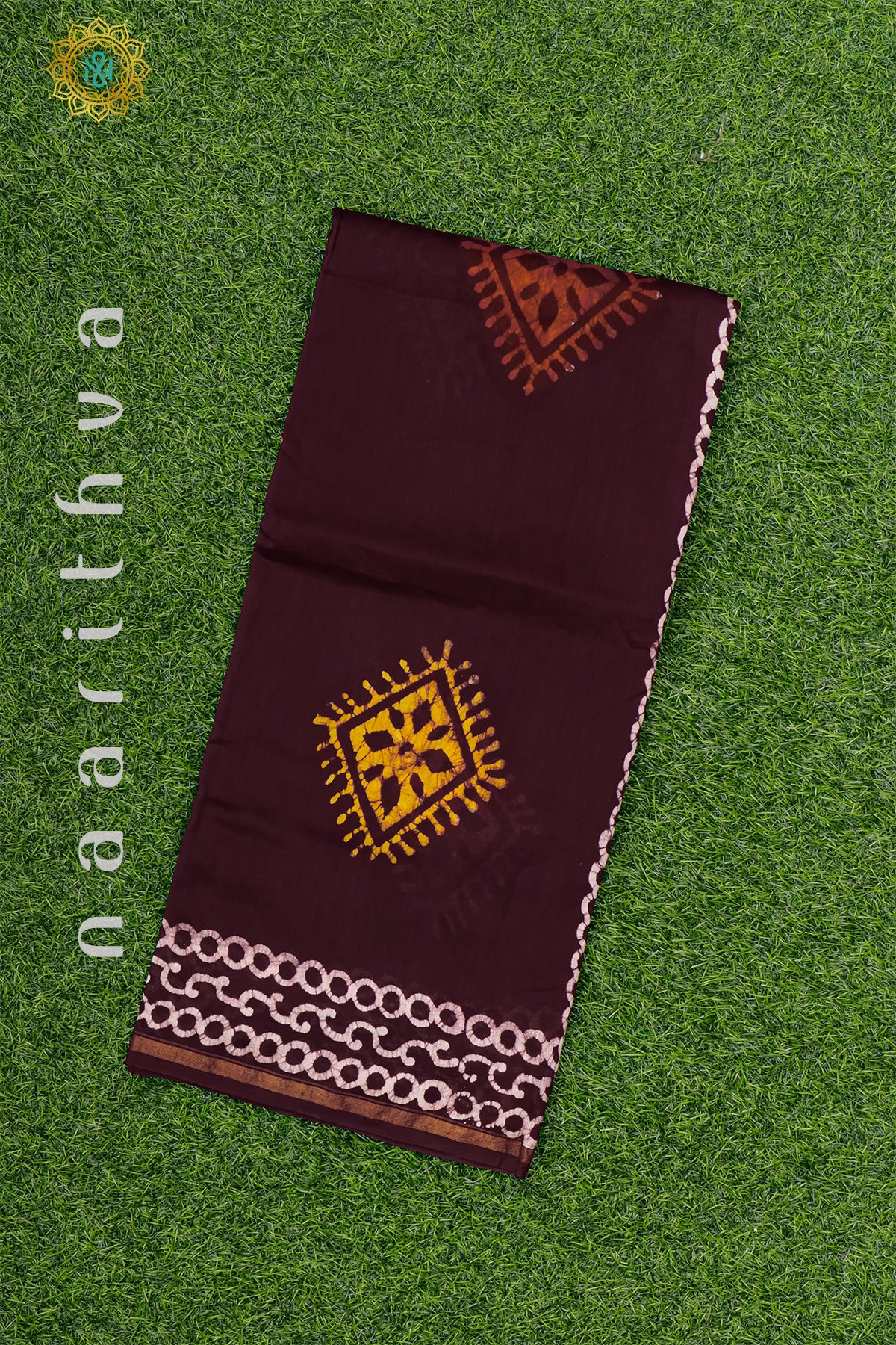 BROWN - CHANDERI SILK COTTON