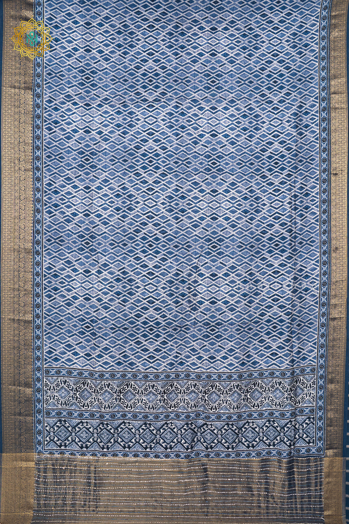 BLUE - SEMI CREPE SILK
