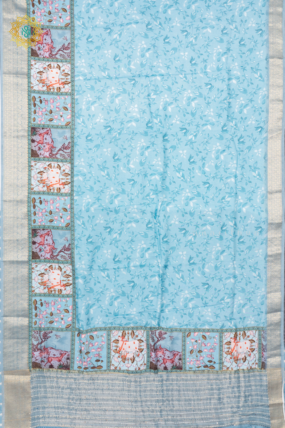 SKY BLUE - SEMI CREPE SILK