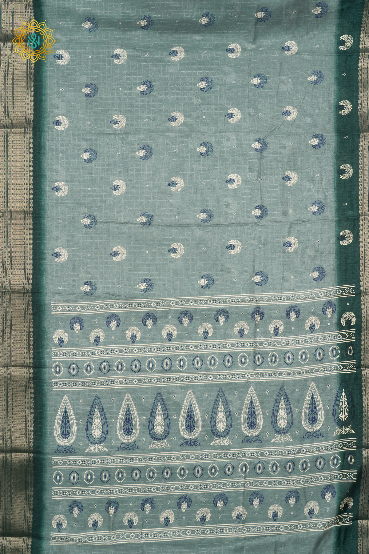 PISTA GREEN WITH GREEN - DOLA SILK