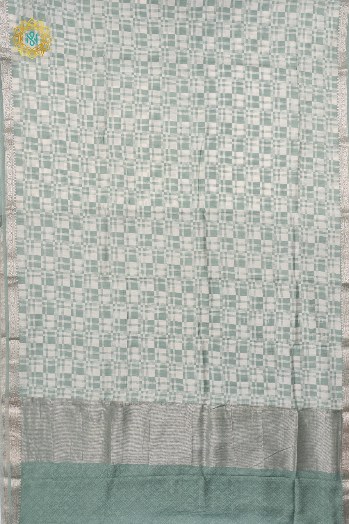 PISTA GREEN WITH WHITE - BUTTER CREPE