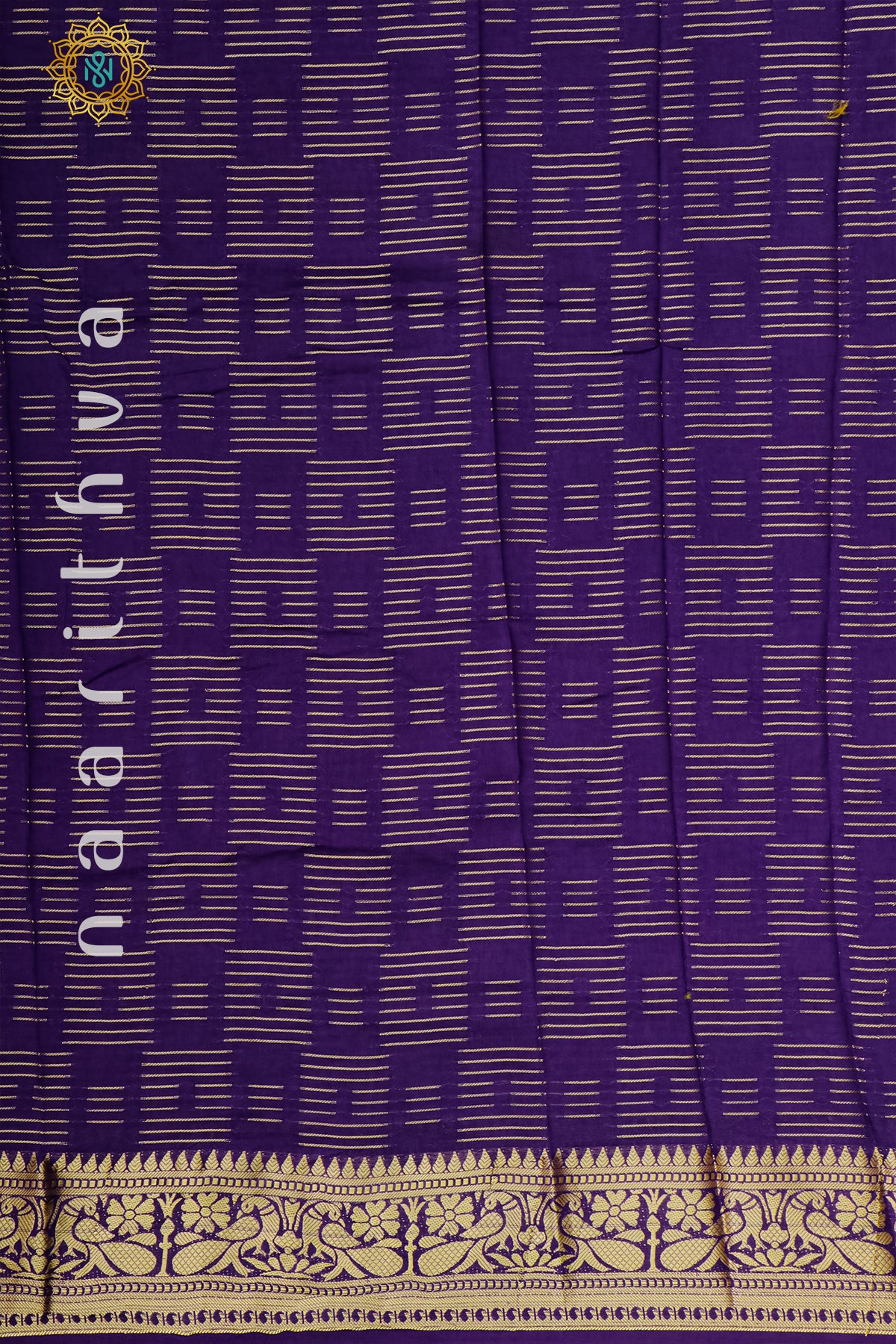 PURPLE WITH YELLOW - DOLA SILK