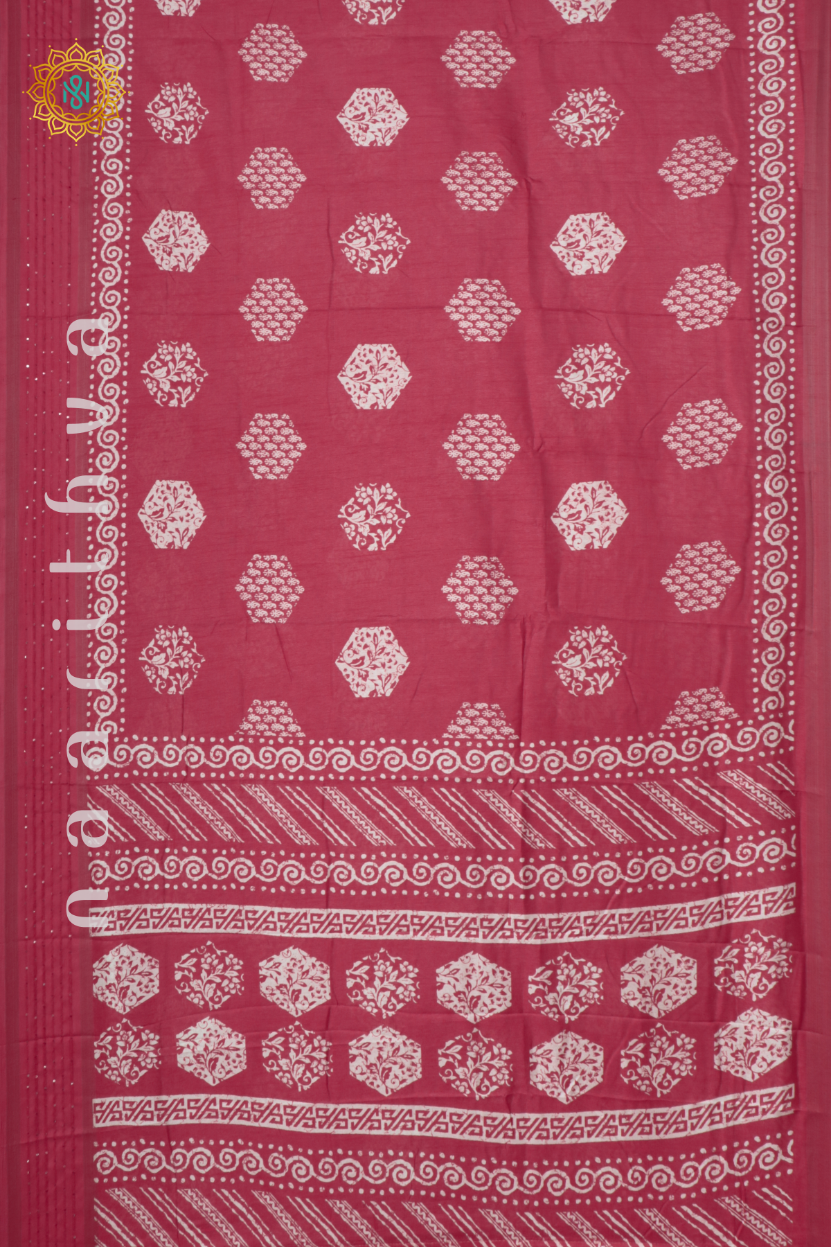 PEACHISH RED - DOLA SILK