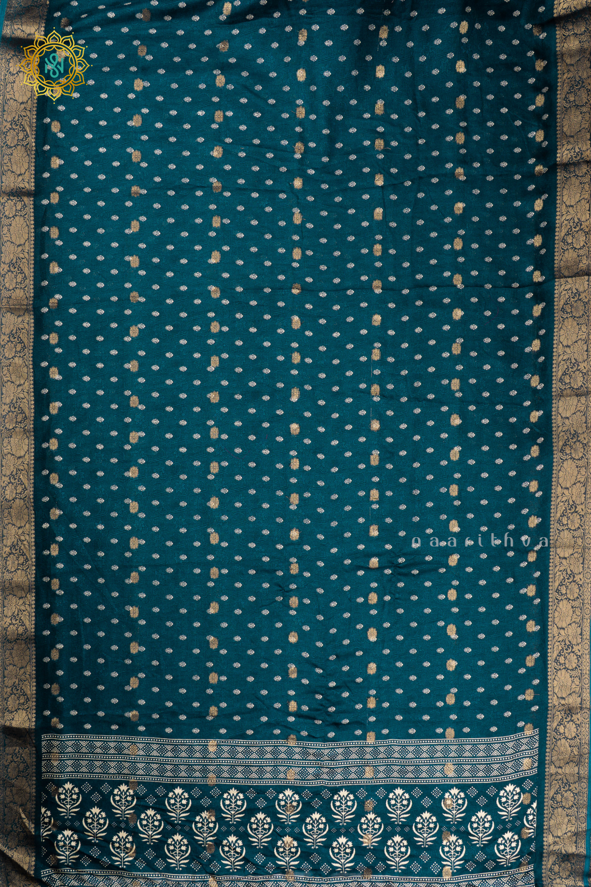 PEACOCK BLUE - SEMI GEORGETTE