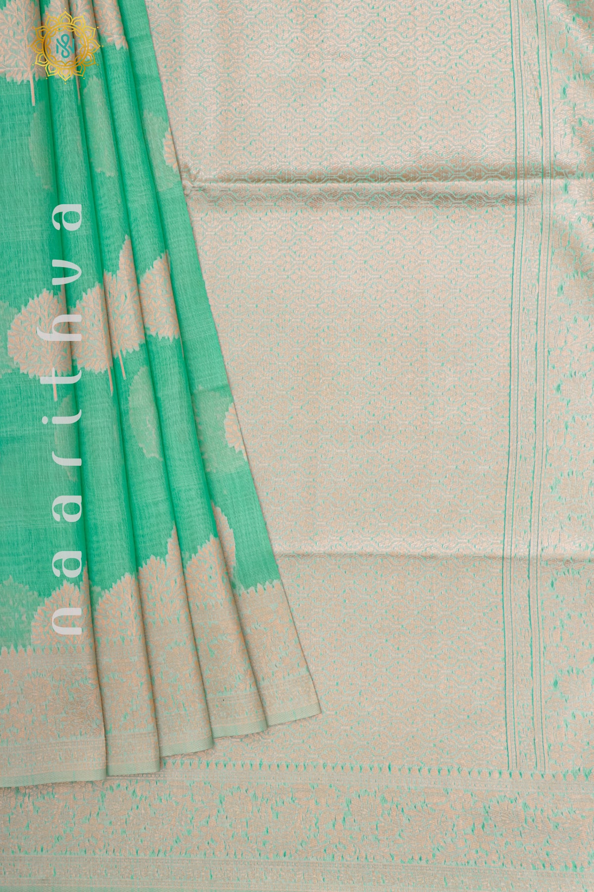 AQUA GREEN - SILK COTTON