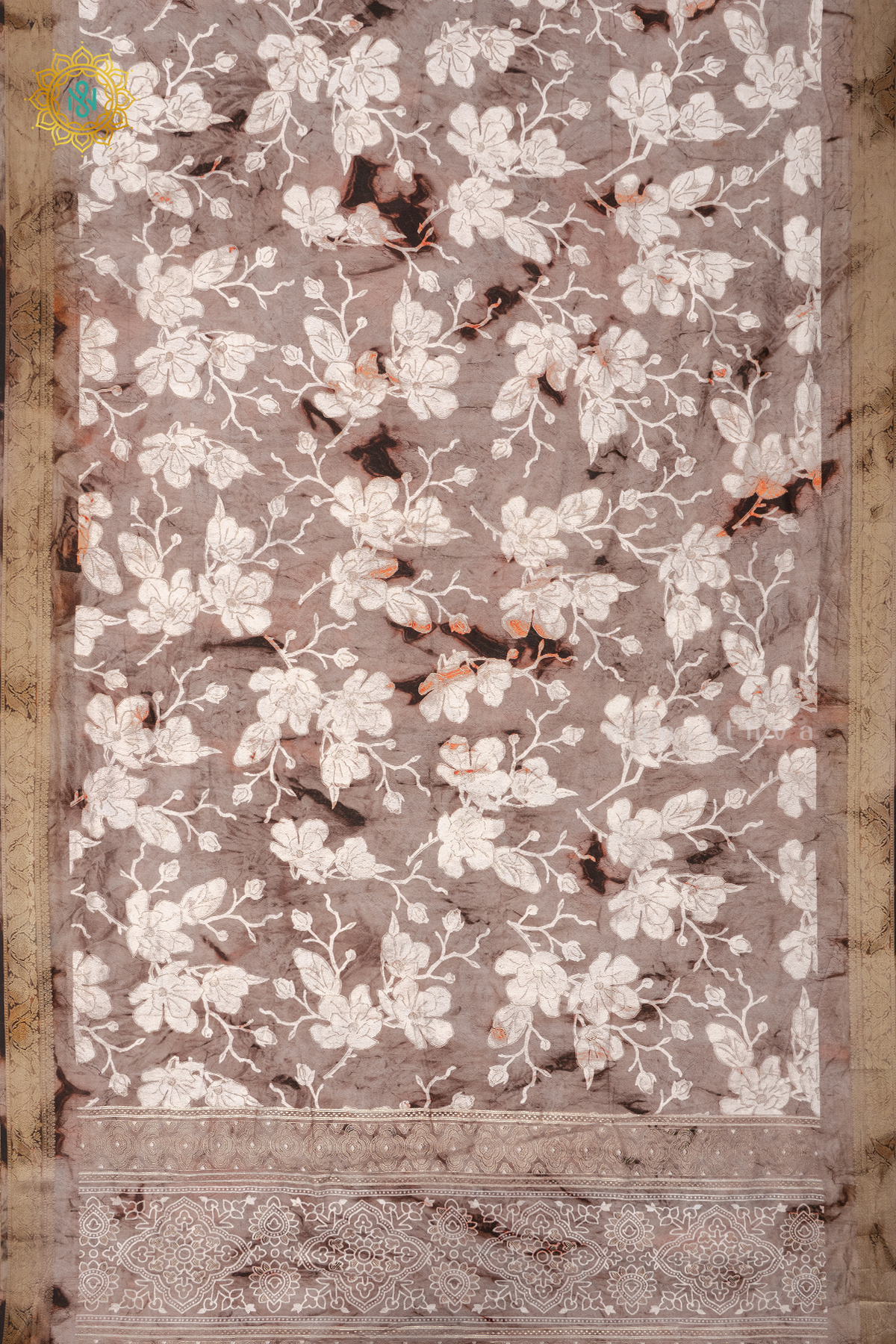 BROWN - SEMI GEORGETTE