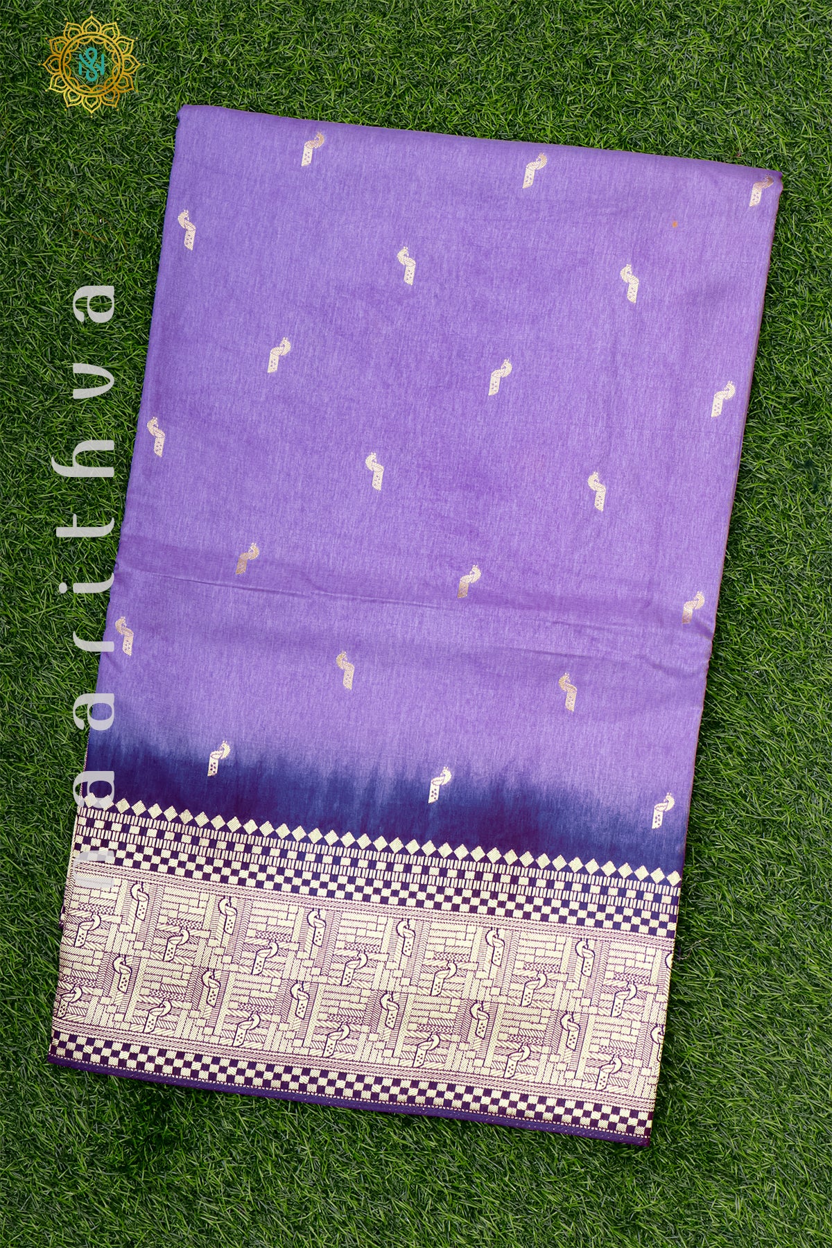 LAVENDER WITH PURPLE - DOLA SILK