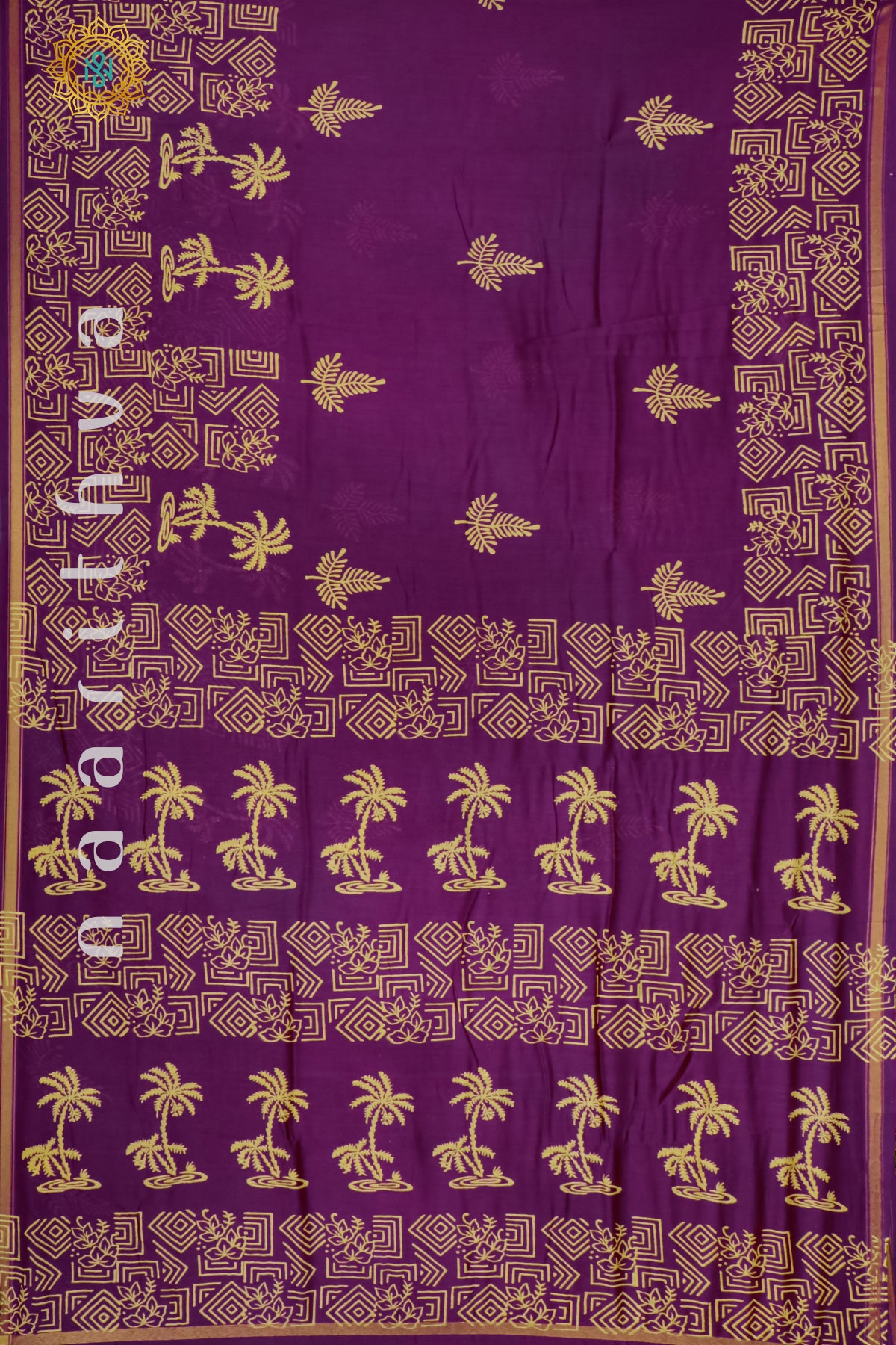 PURPLE - CHANDERI  COTTON