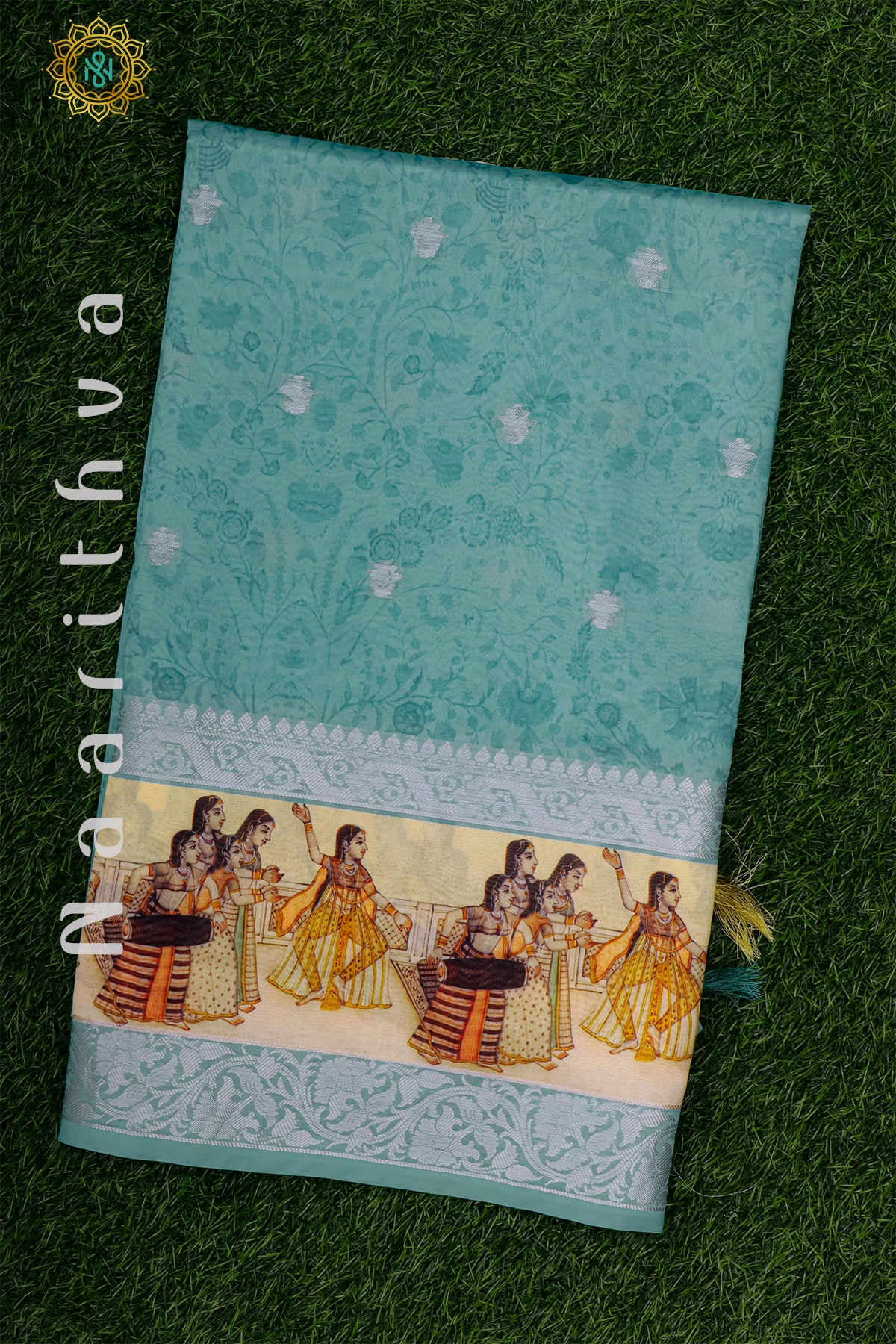 SKY BLUE - CHANDERI SILK COTTON