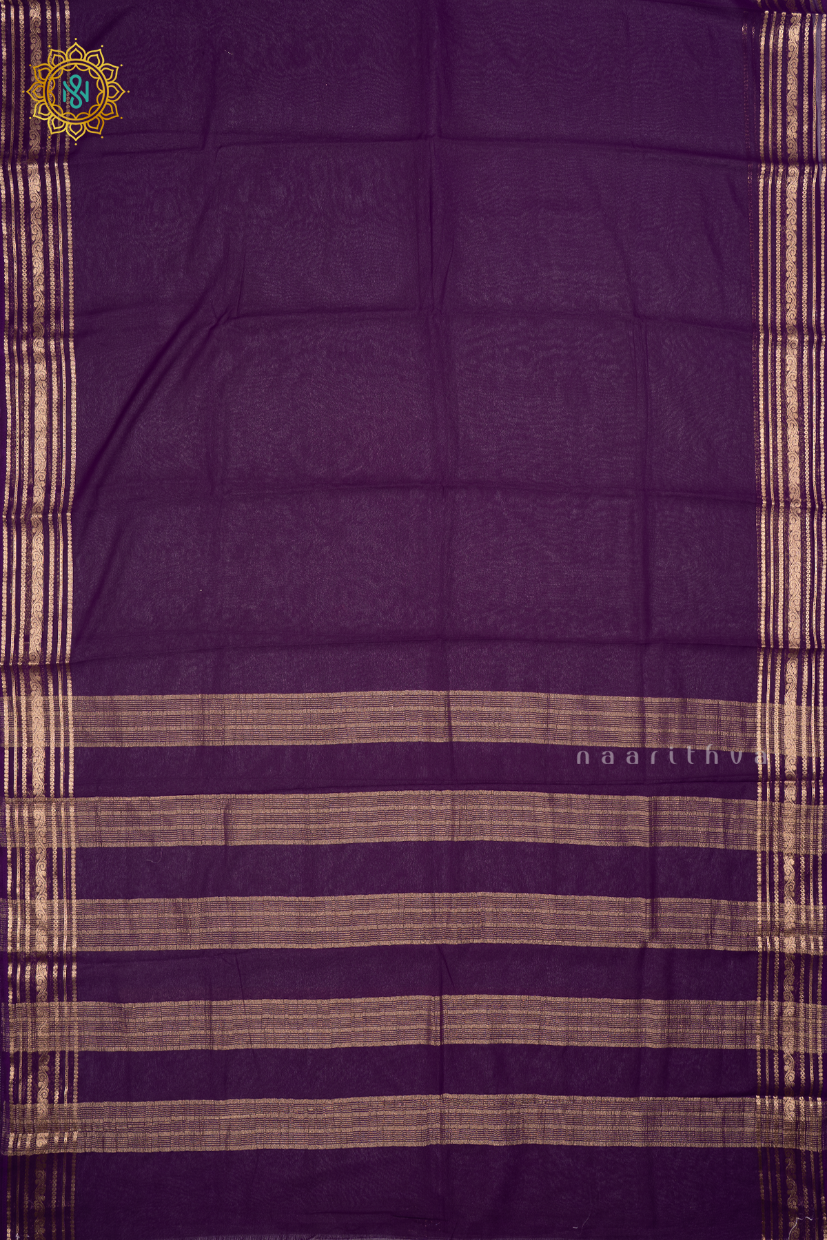 PURPLE - SEMI MYSORE CREPE SILK