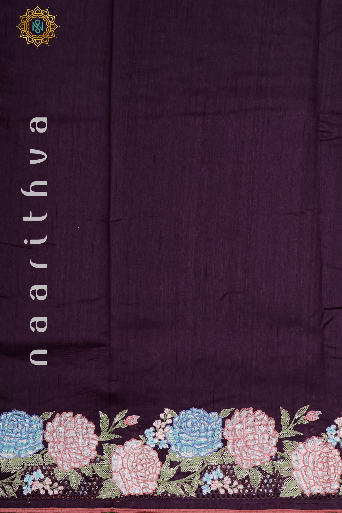 DEEP PURPLE - TUSSAR SILK