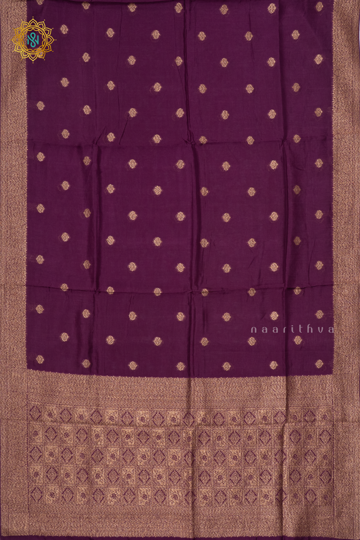 WINE - SEMI TUSSAR SILK