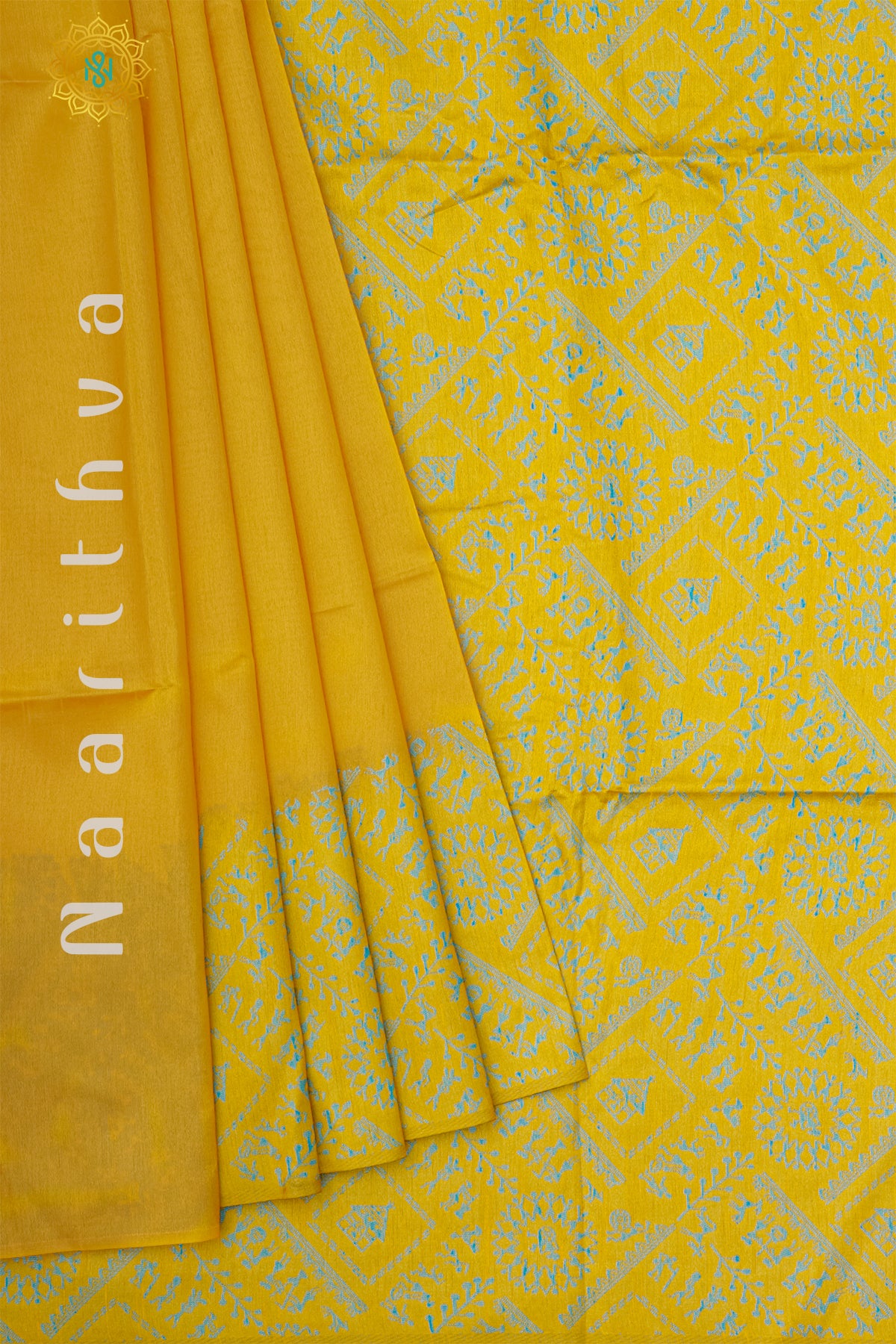 YELLOW - POLY SILK COTTON