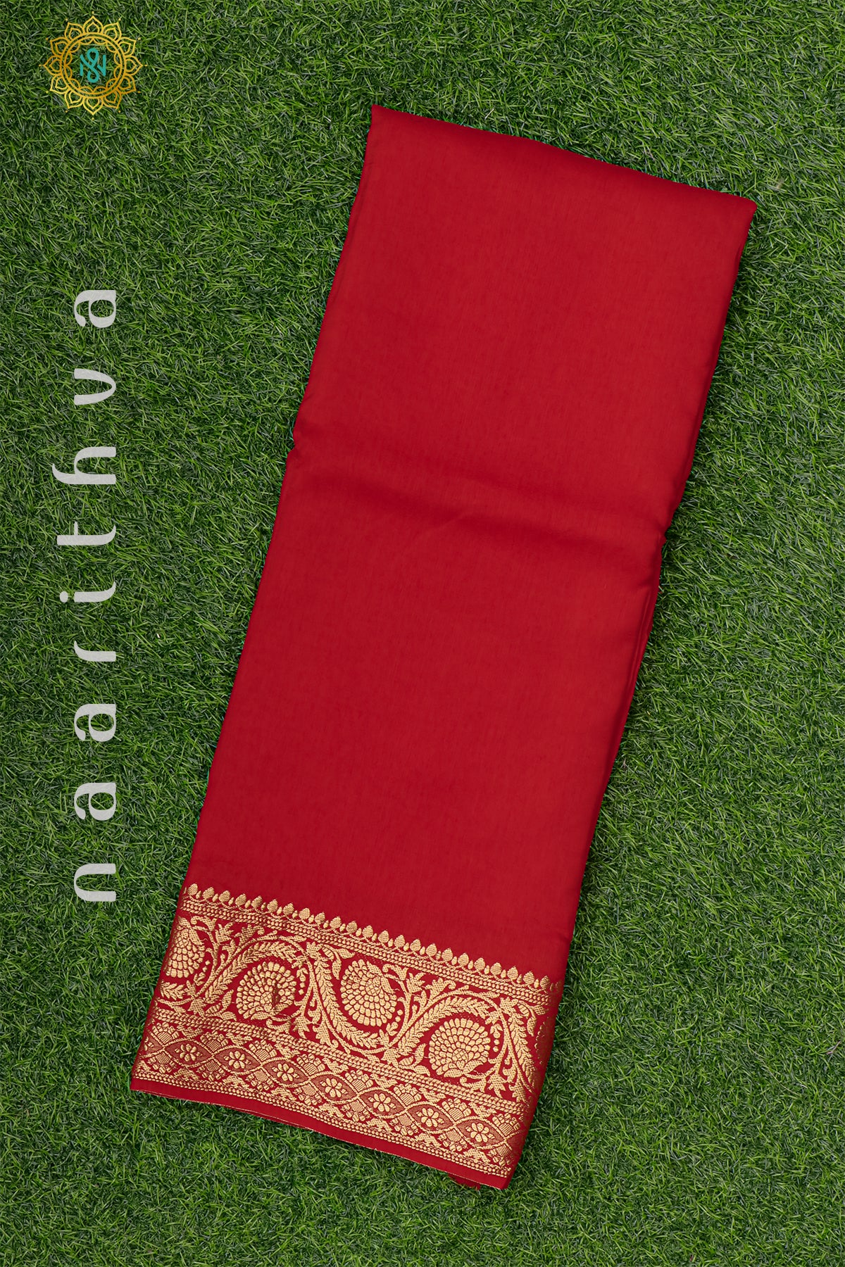 RED - SEMI CREPE SILK