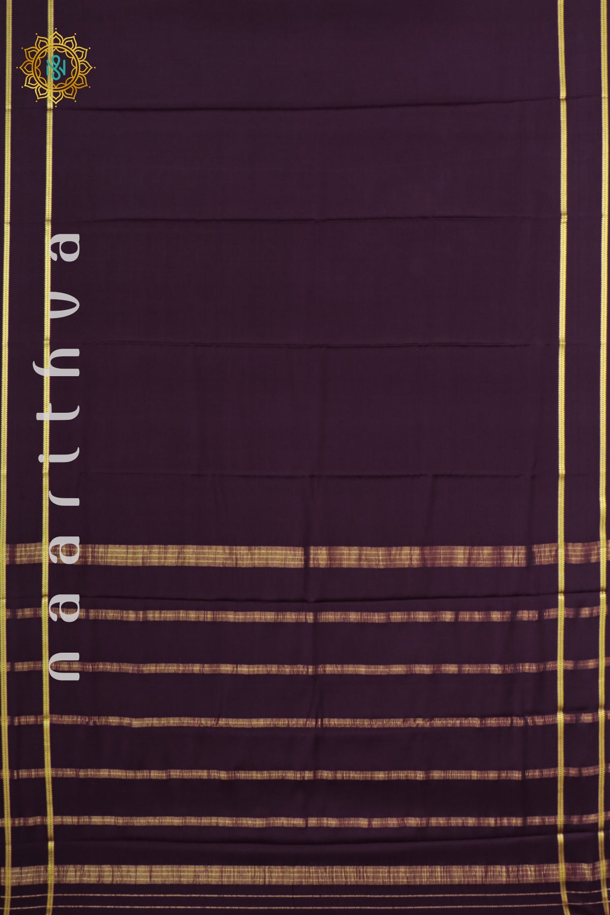 DEEP WINE - PURE MYSORE CREPE SILK