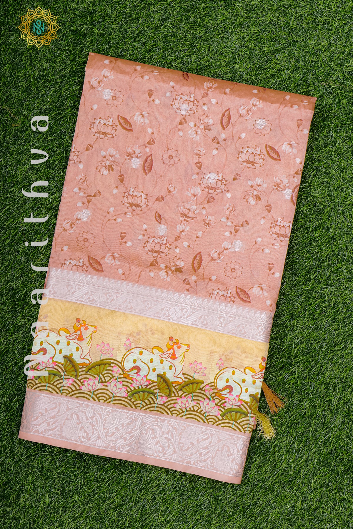 PEACH - CHANDERI SILK COTTON