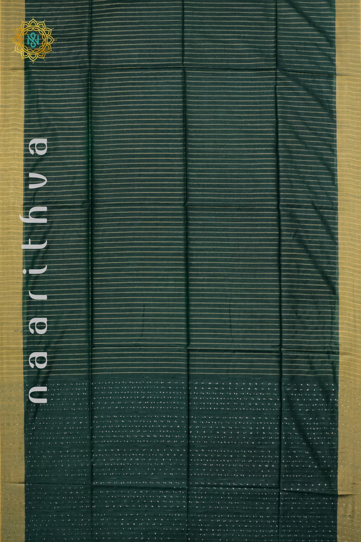 BOTTLE GREEN - SLUB COTTON