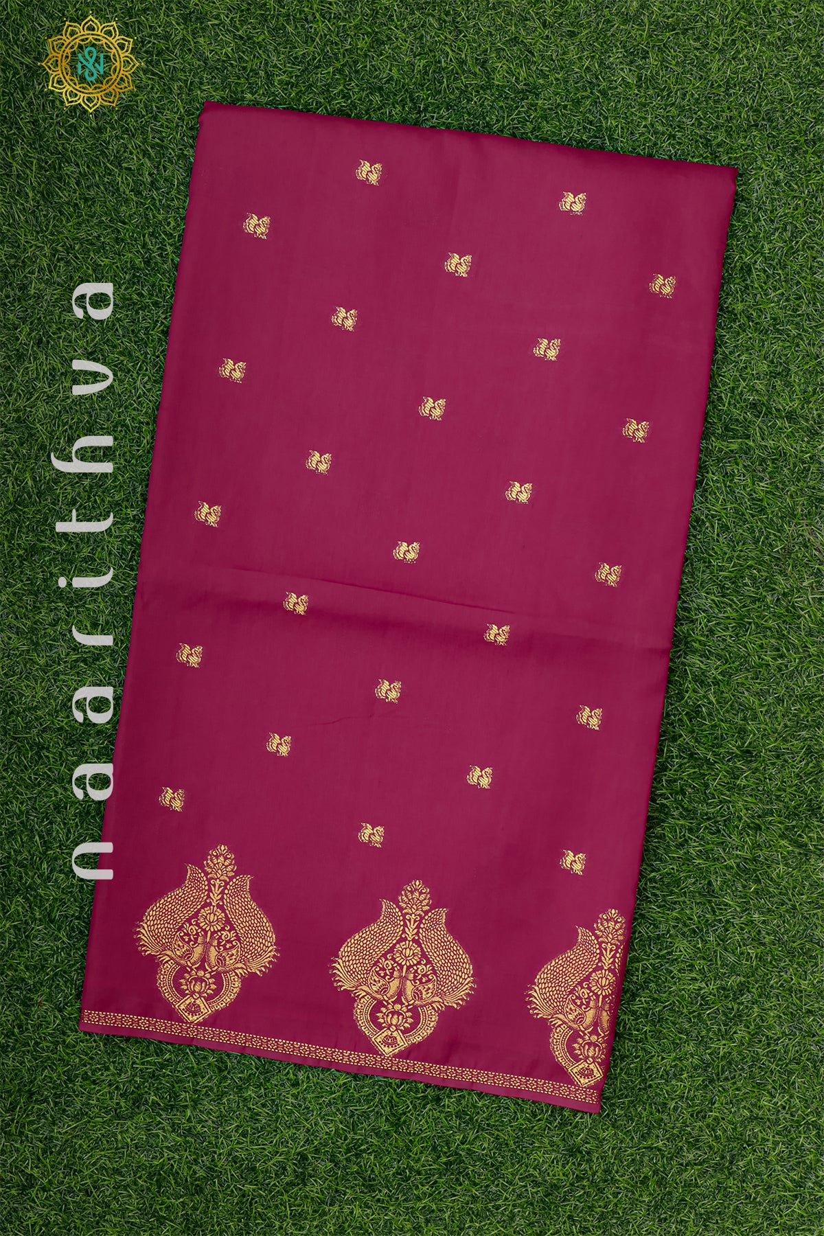 RANI PINK WITH PURPLE - DOLA SILK