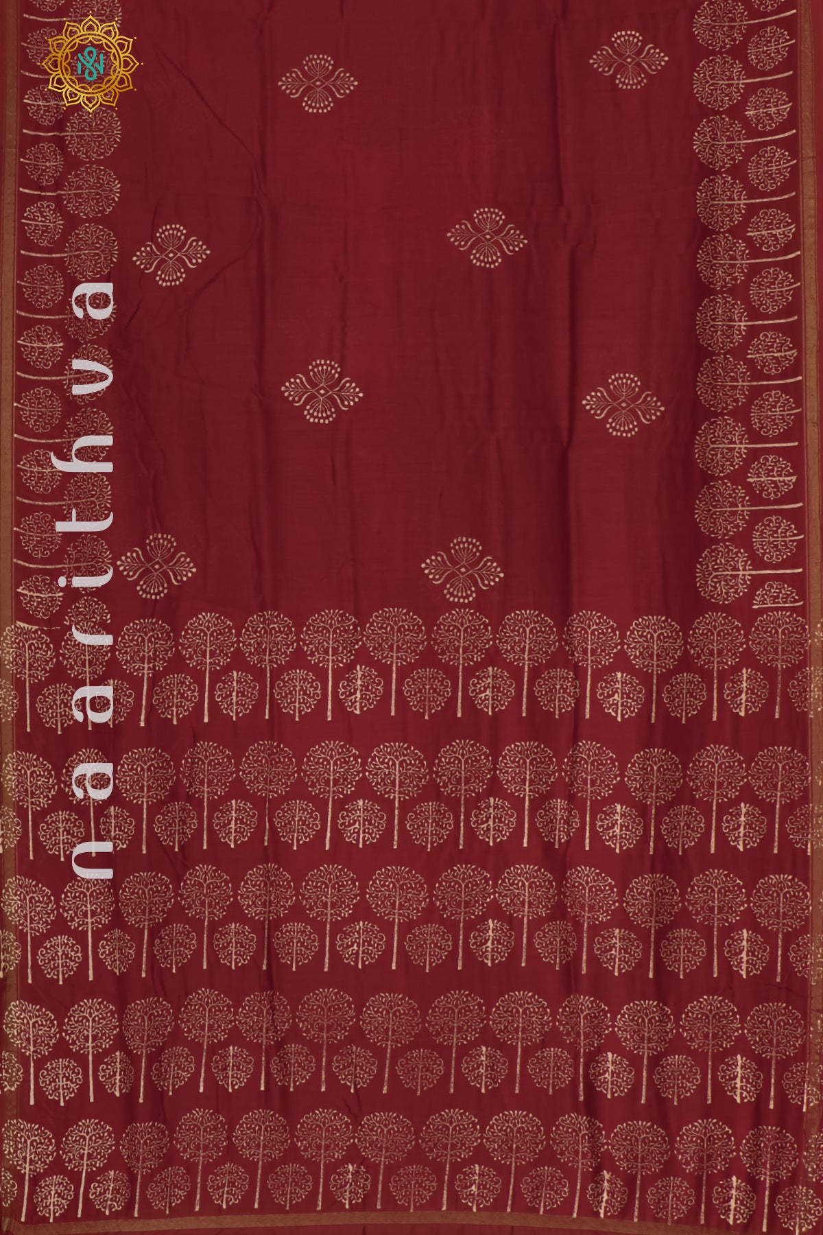 MAROON - CHANDERI SILK COTTON