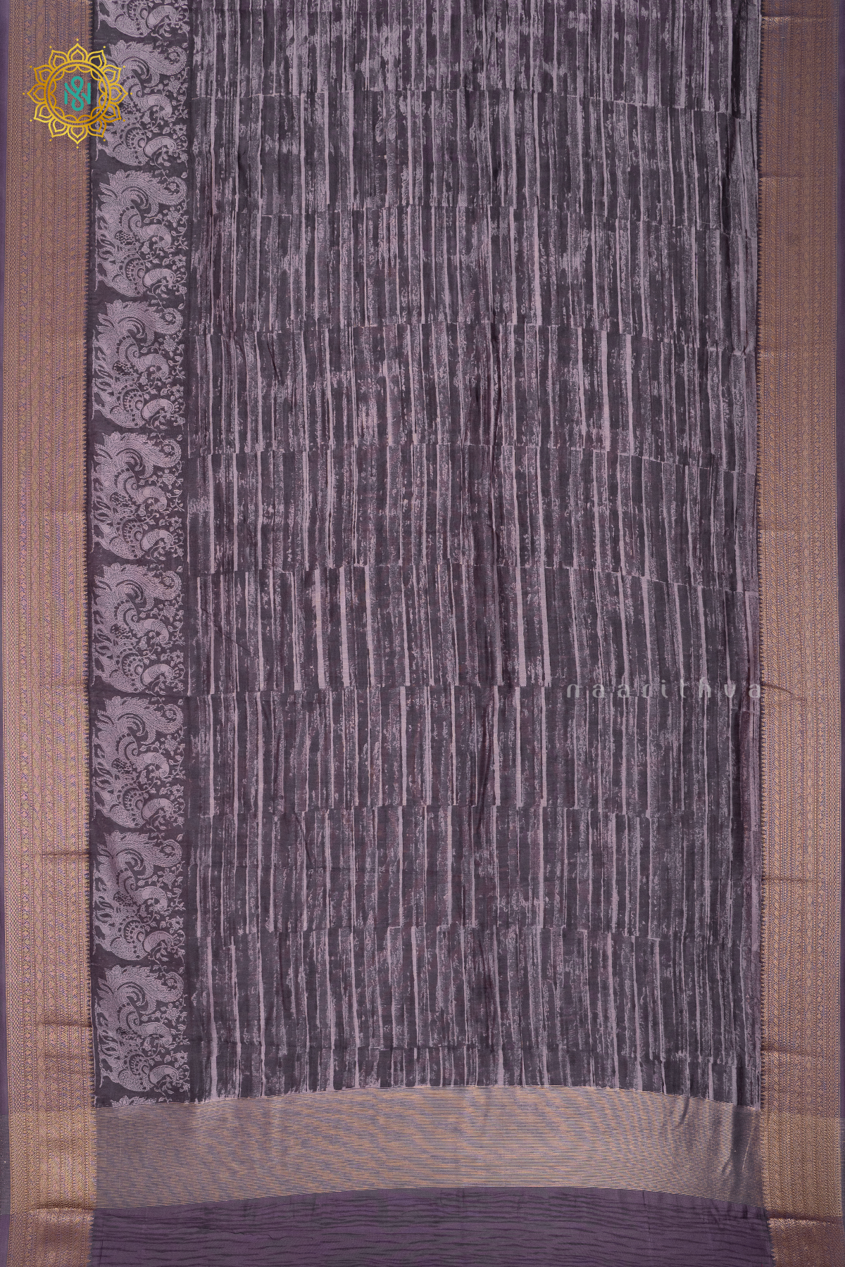 DEEP WINE -CHANDERI SILK COTTON