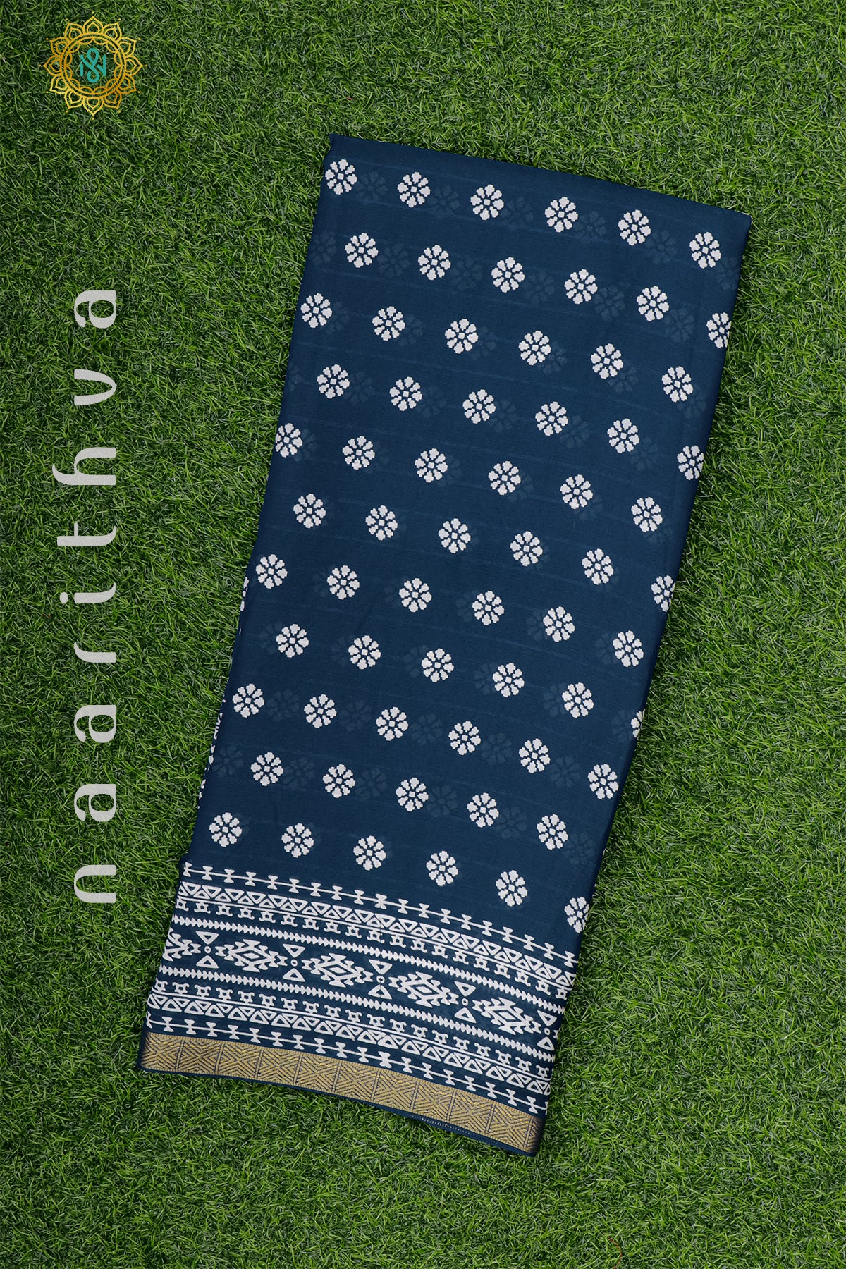 DARK BLUE - SEMI GEORGETTE