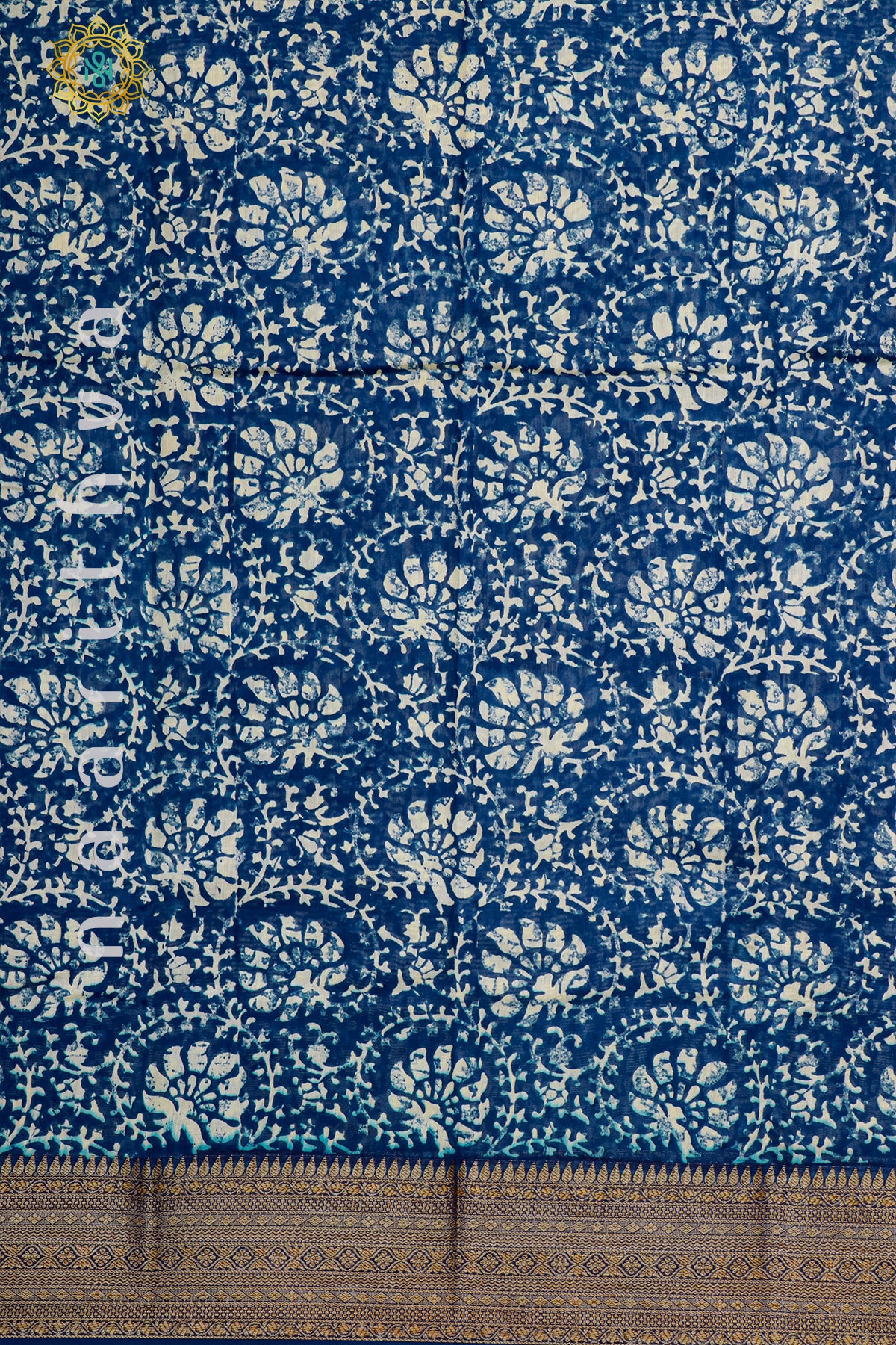 BLUE - CHANDERI SILK COTTON