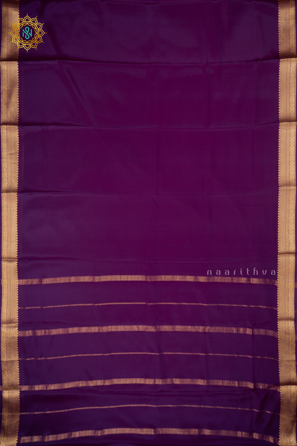 PURPLE - PURE MYSORE CREPE SILK